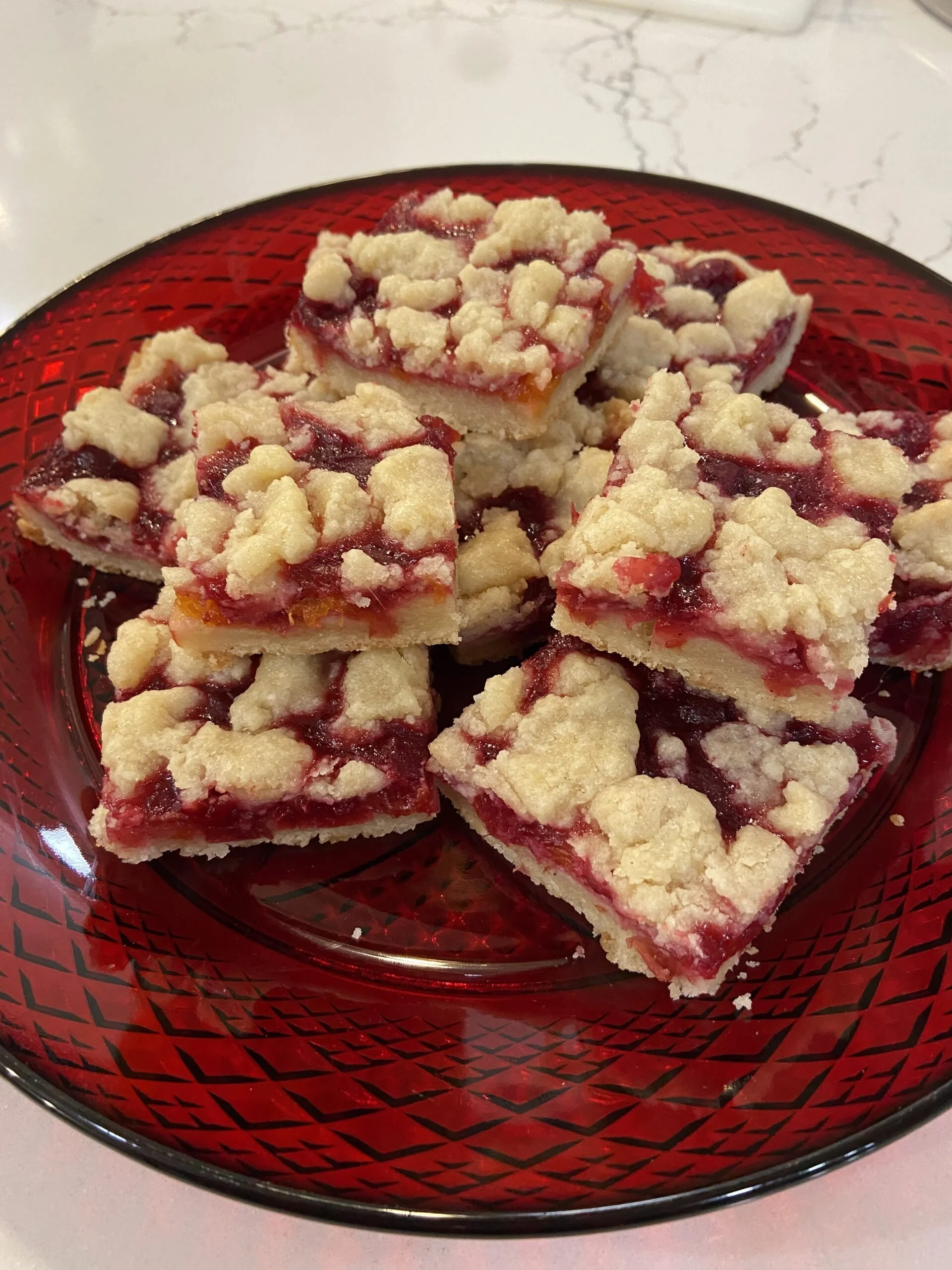 Cranberry Shortbread Bars