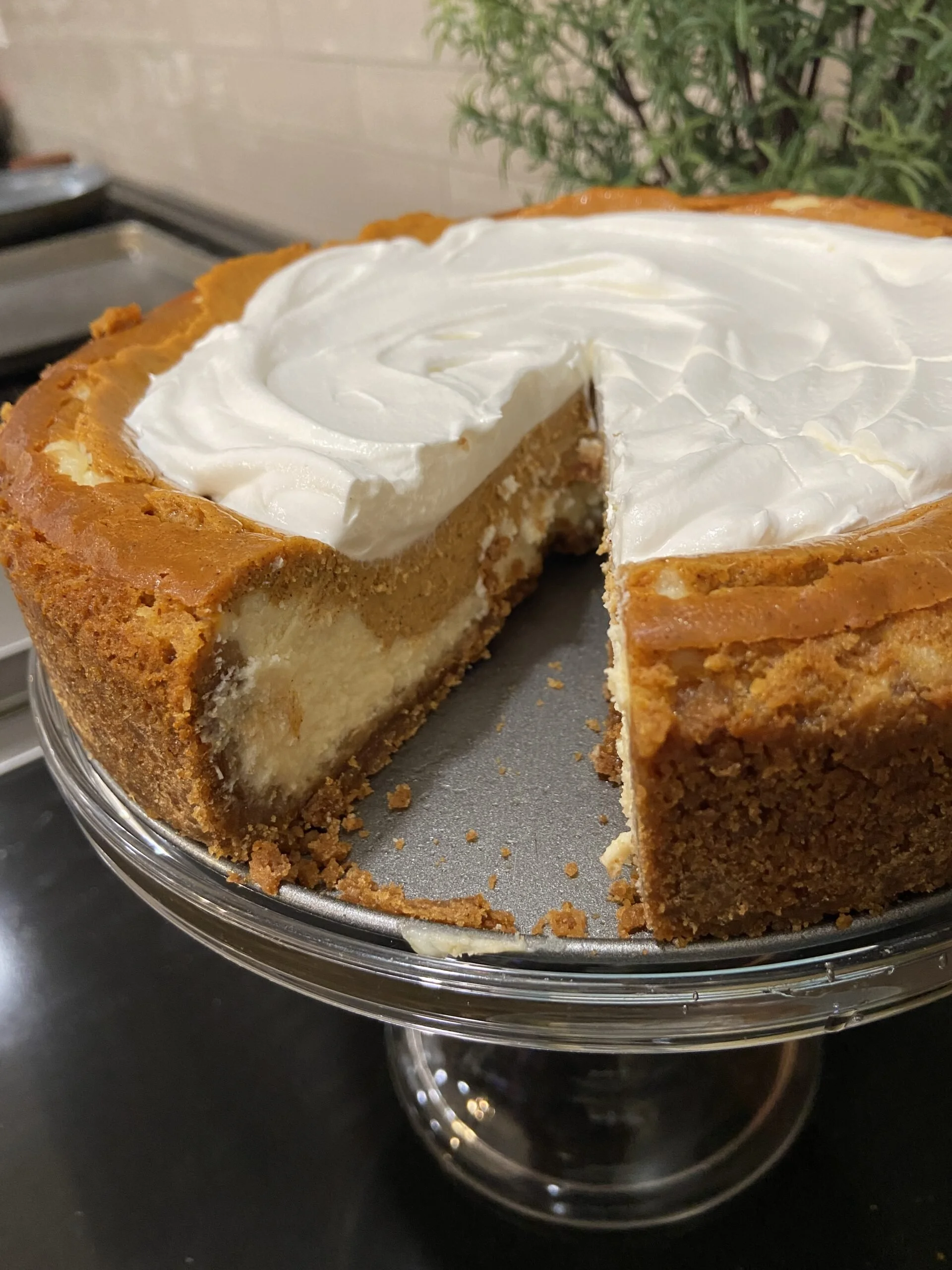 Layered Pumpkin Cheesecake
