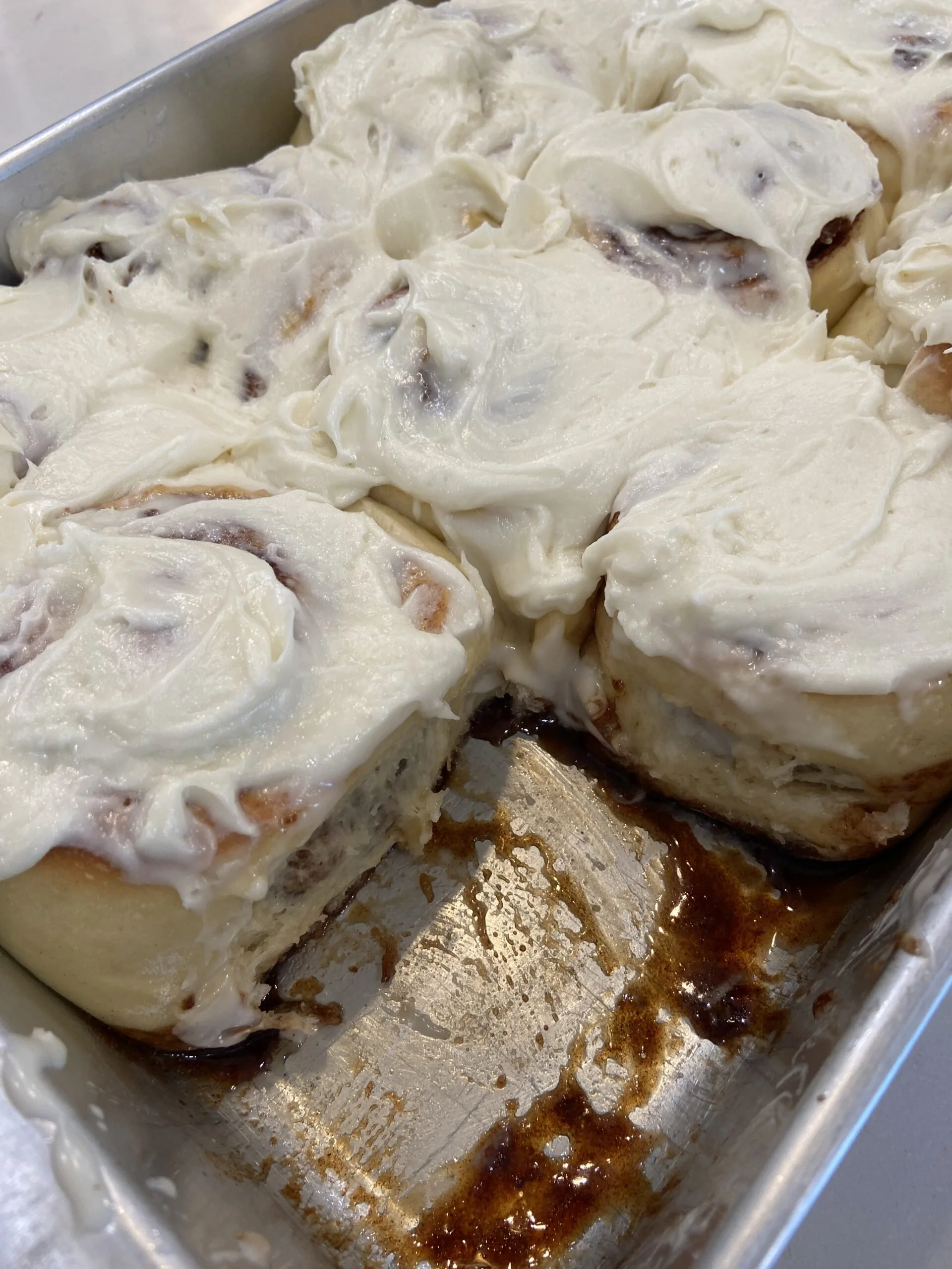 Homemade Cinnamon Rolls with Cream Cheese Frosting