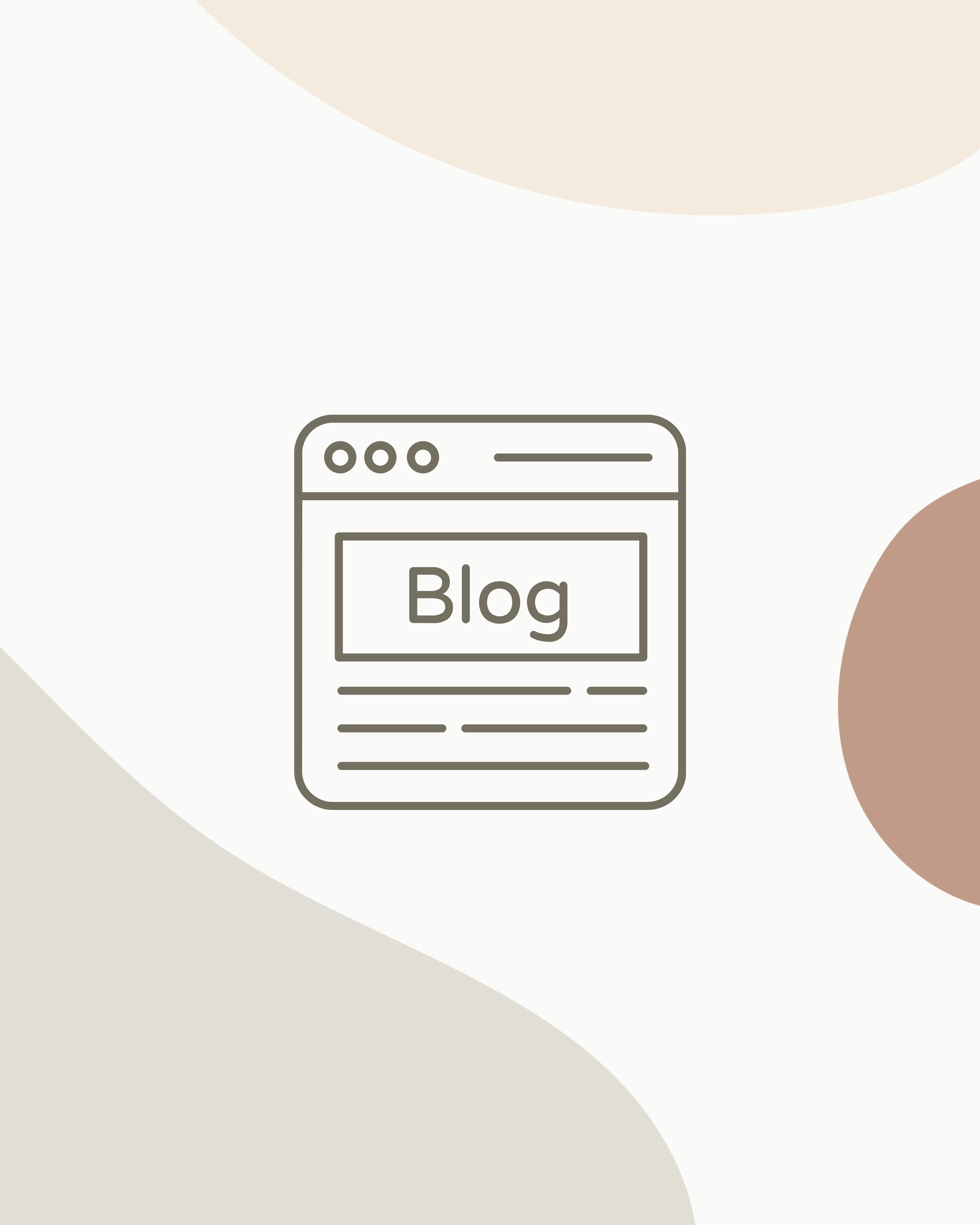 Icon of a web browser window with the word 'Blog' displayed, representing blogging or online content creation.
