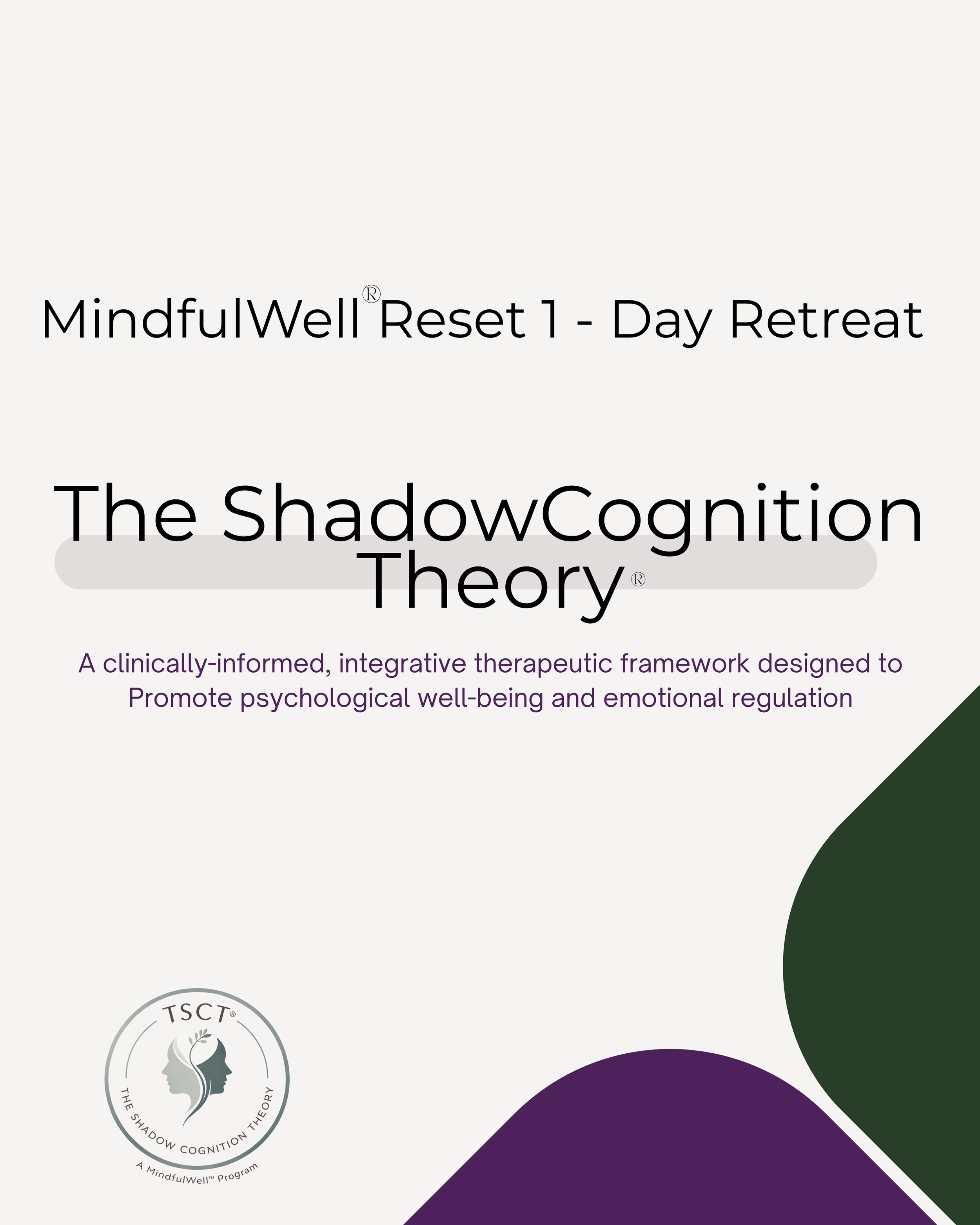 The MindfulWell Reset -  Day Retreat 1st August 2026