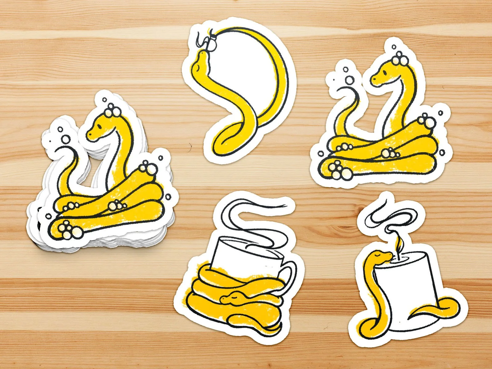 Blend stickers. Designed by Emma Jewell Barnett.