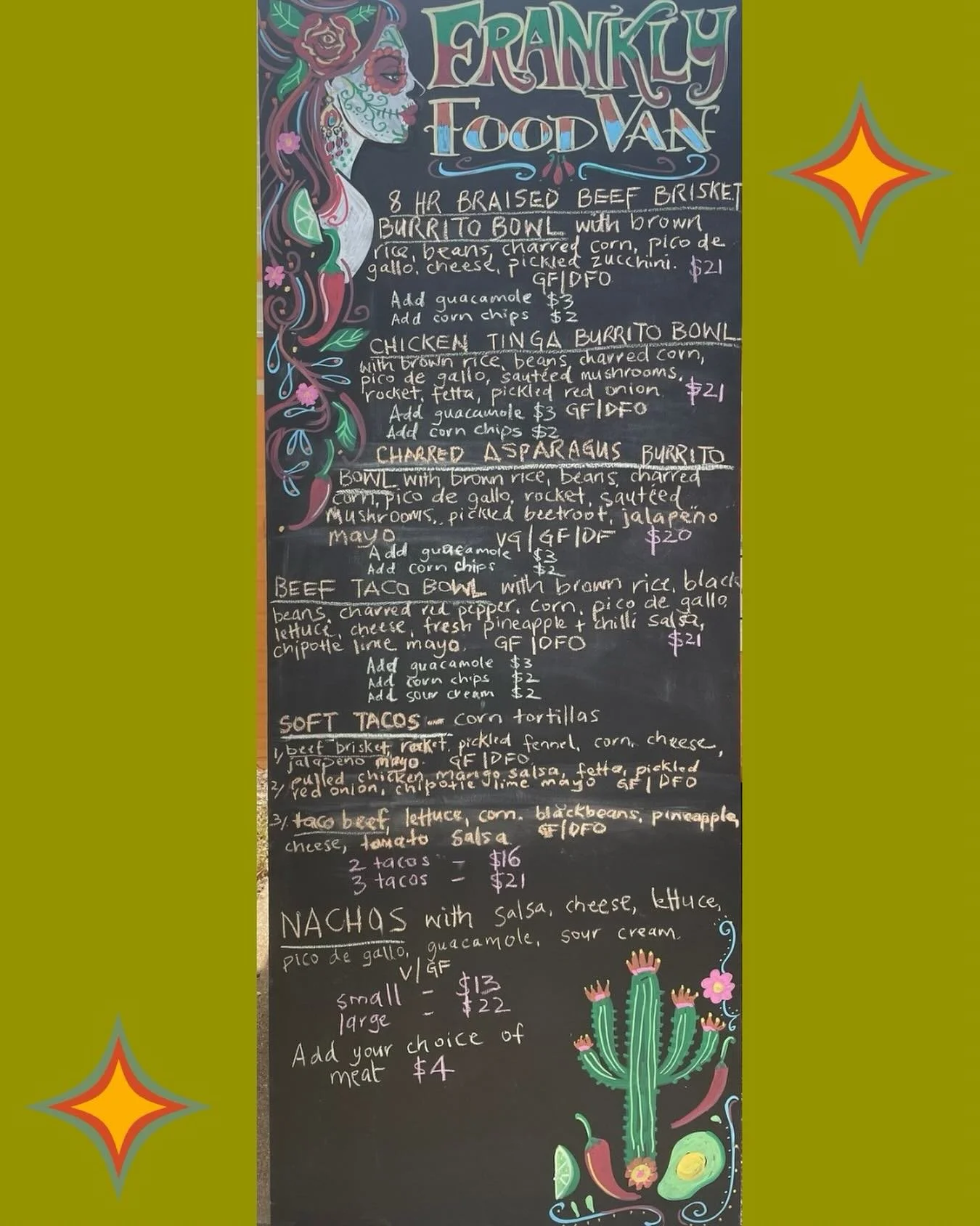 Tonight&rsquo;s menu 09/01/2026. 

If you don&rsquo;t want to warm your house up by cooking tonight then let us do it for you! 

We have decided to brave this heat and open up tonight in our little heat box of a food van! We will still be on Harper A