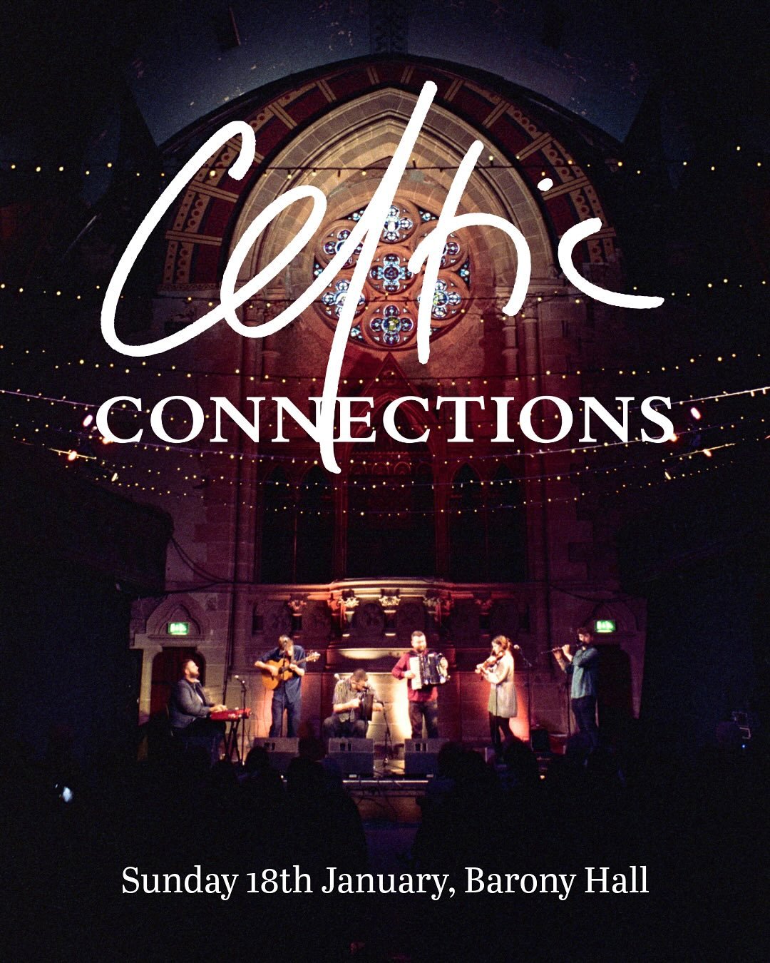 We&rsquo;re playing @celtic_connections on Sunday 18th January! Delighted to be sharing the bill with @jennbutterworth and her string quartet in the Barony Hall in Glasgow. 

This festival has been very good to us over the years. From our first littl