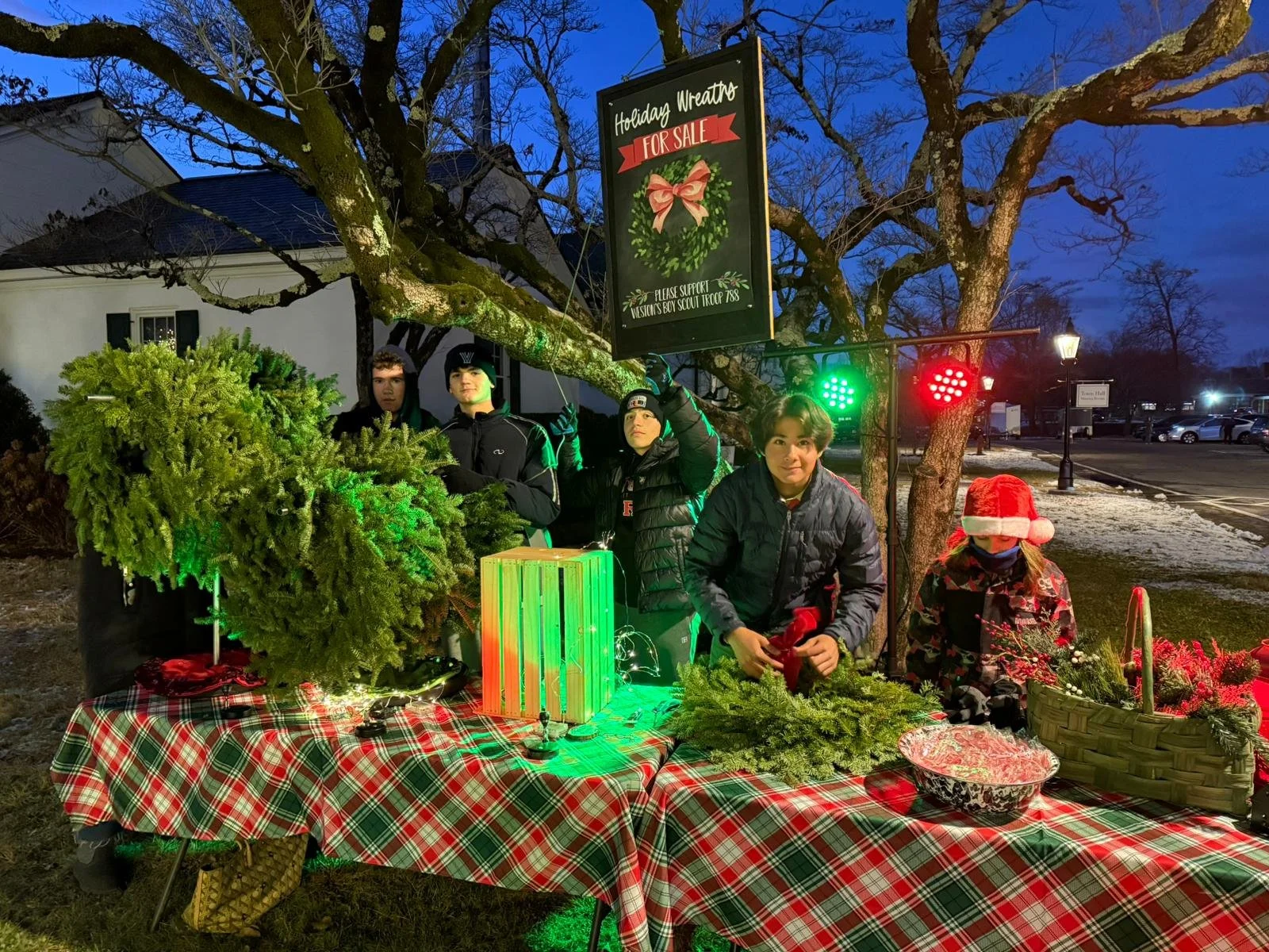 More Wreaths, more funds at the Weston Tree Lighting!