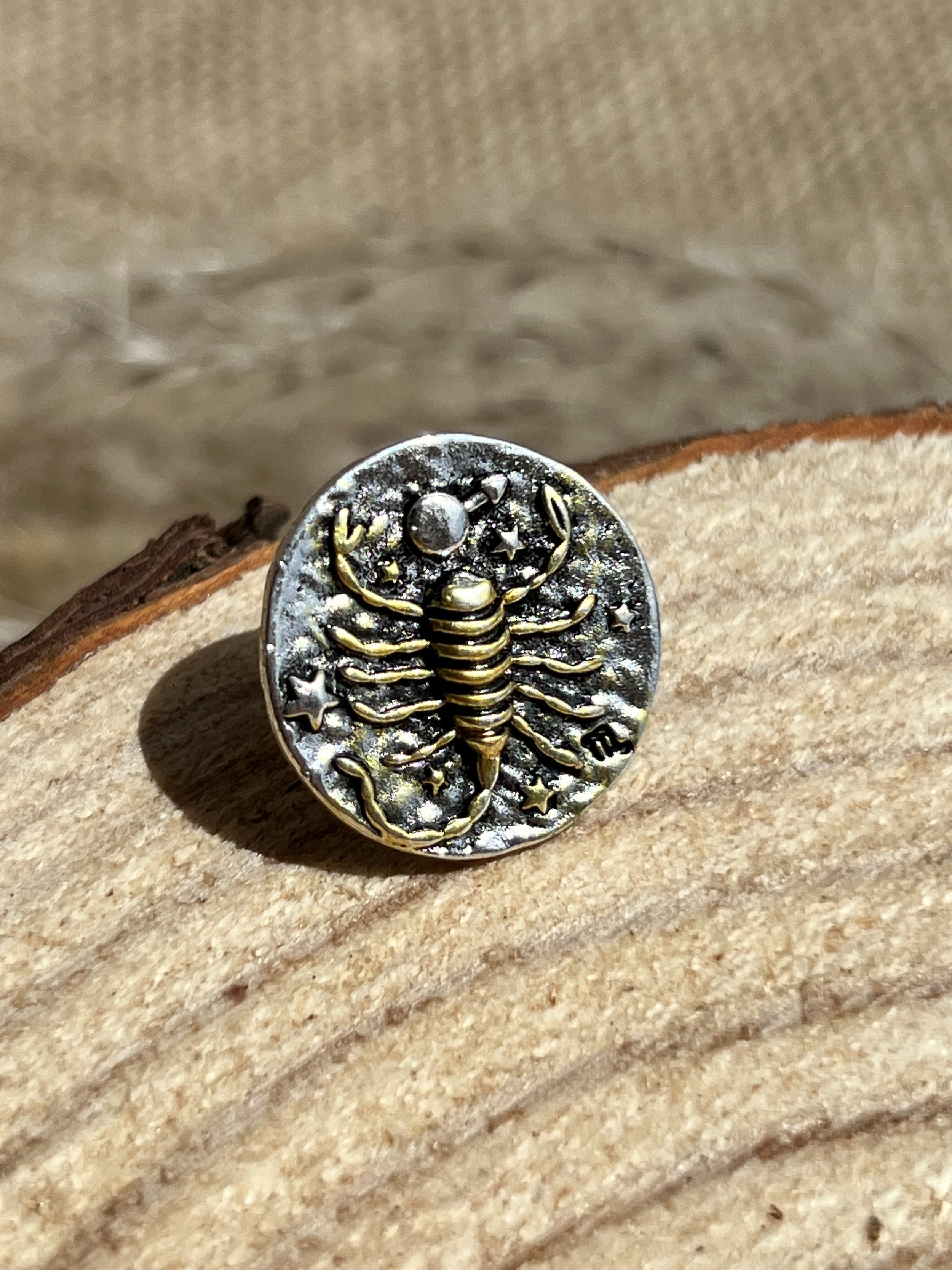 Antiquity Scorpio Pin