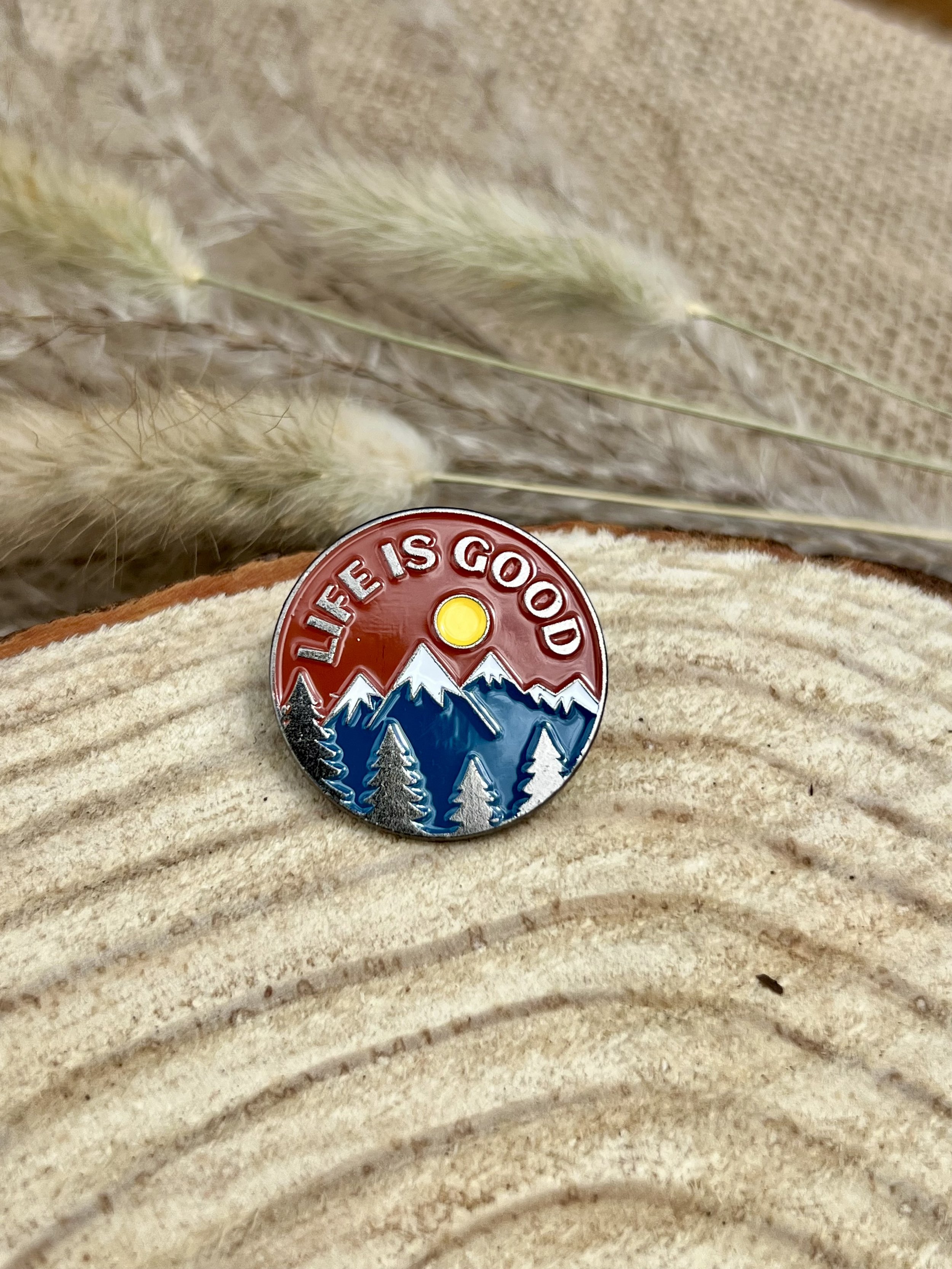 Life is Good Pin