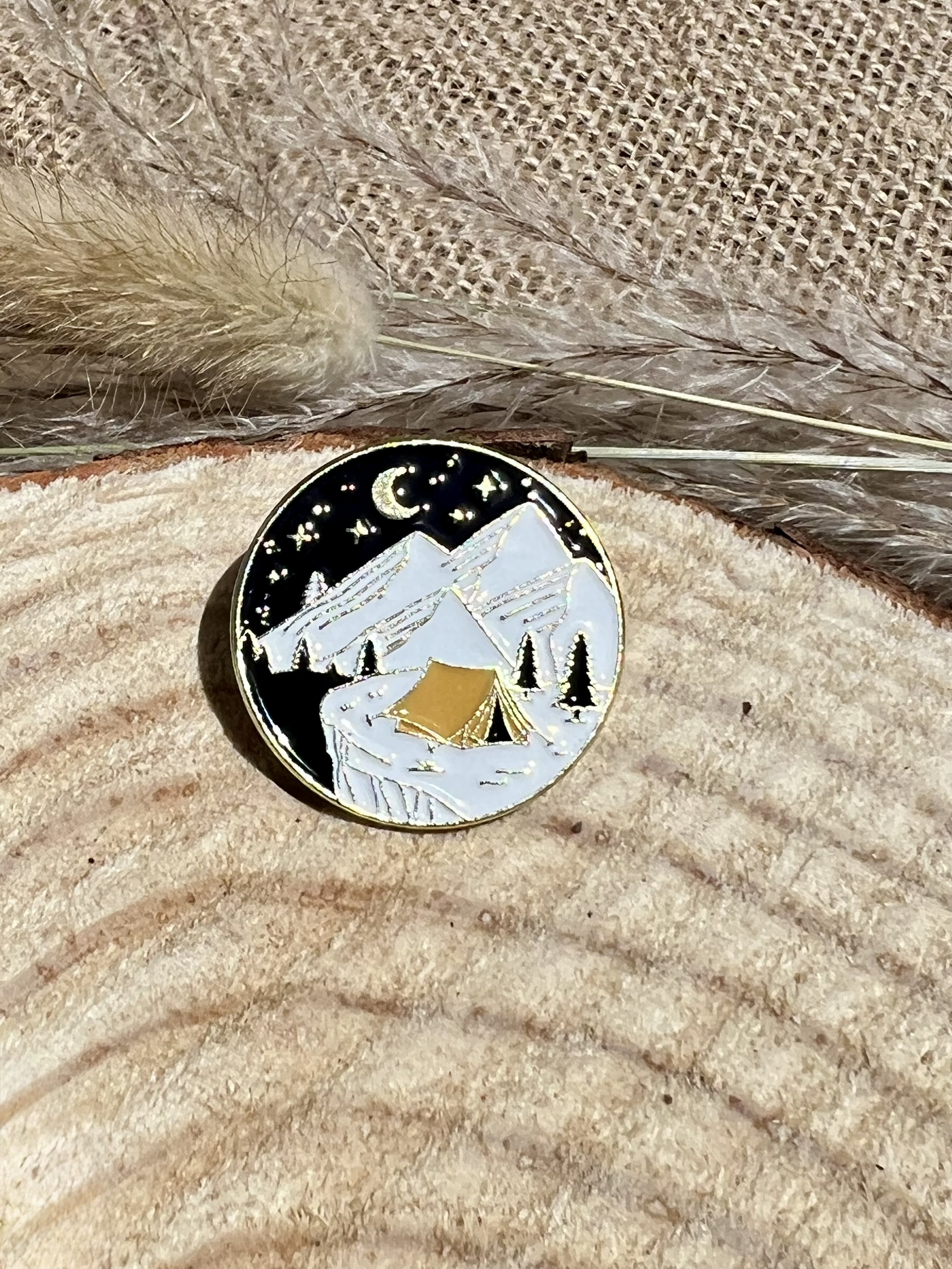 Camping Night Pin