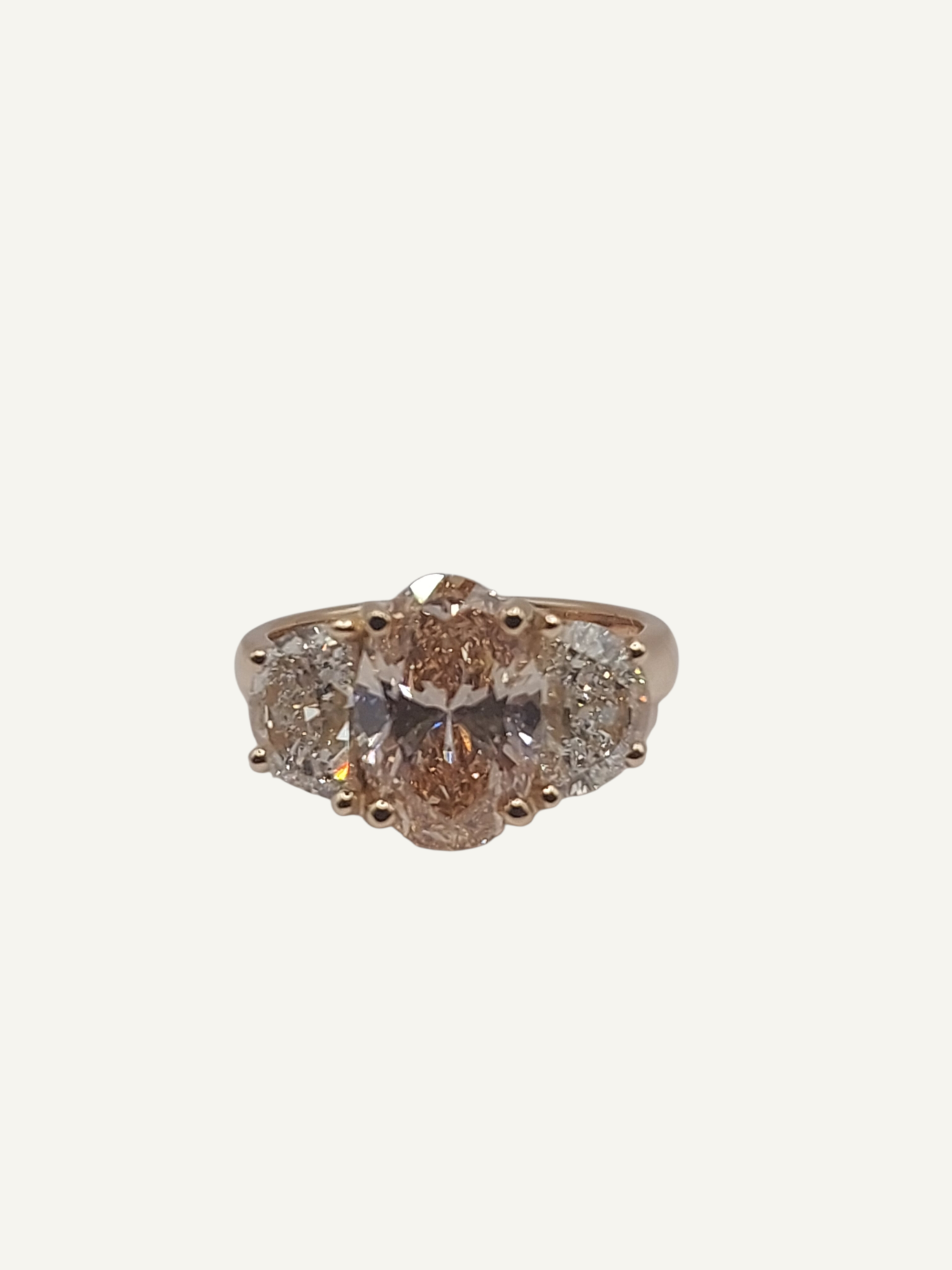 9ct Rose Gold, Lab Grown Diamonds. $6,500.