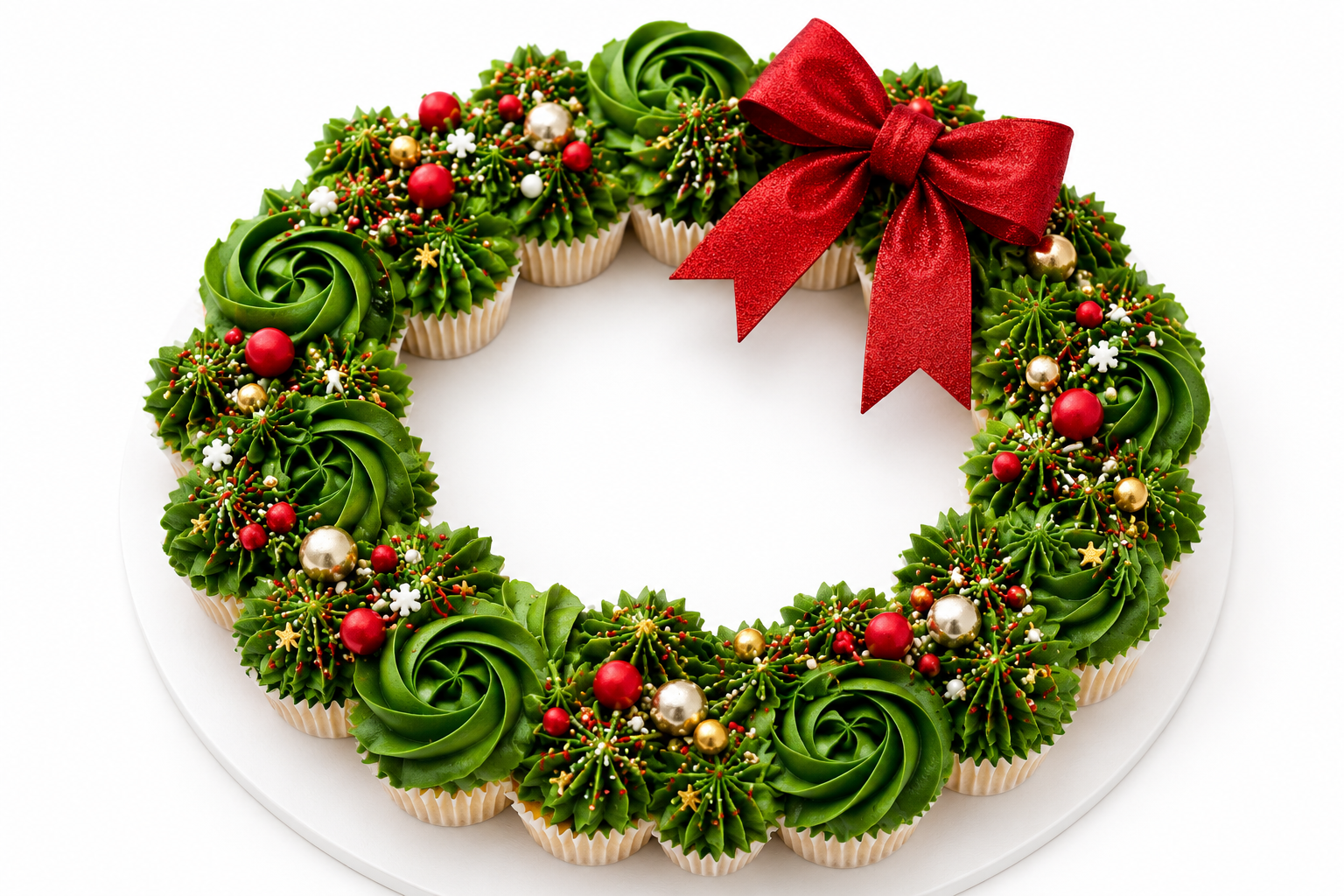 Holiday Wreath Cupcake Workshop
