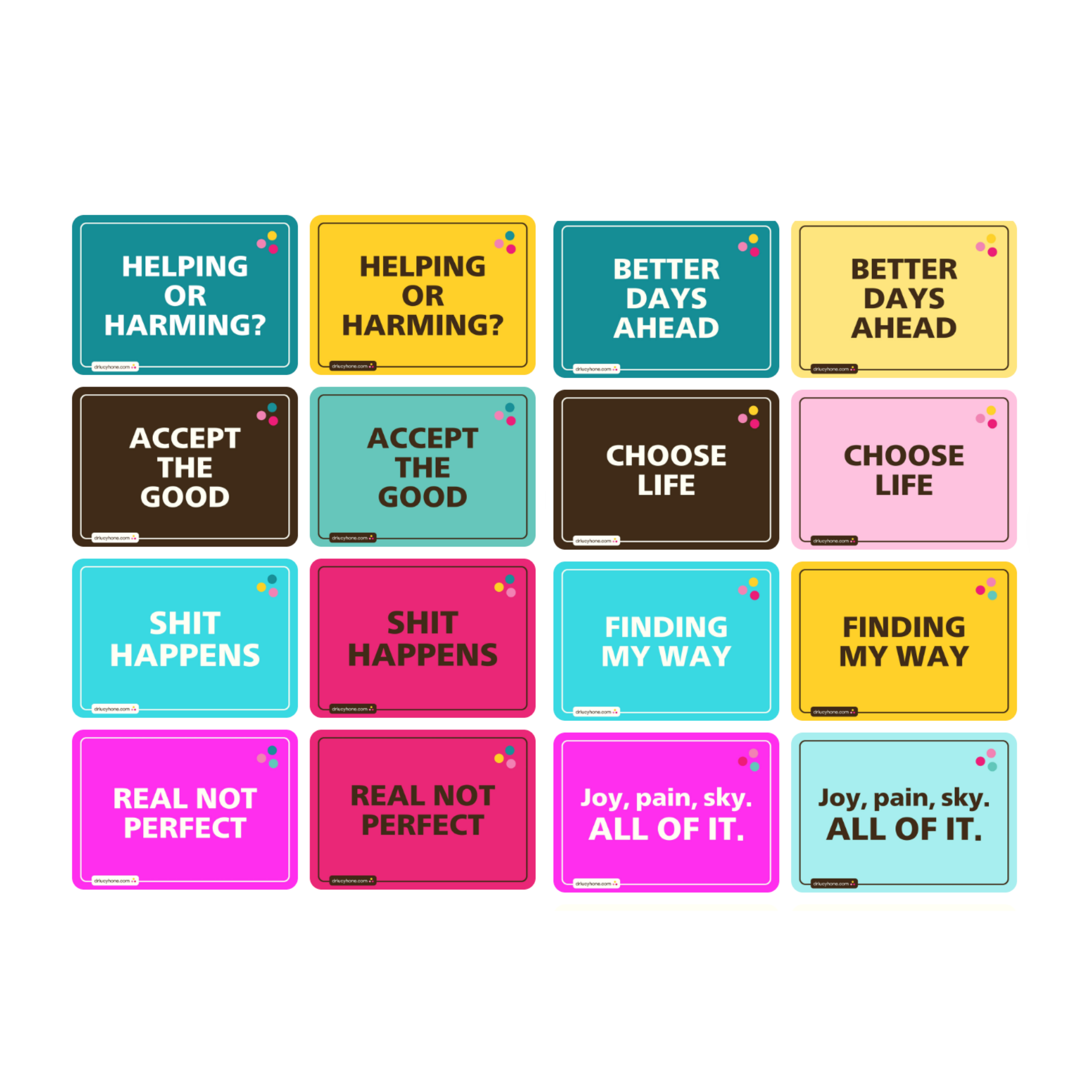 Practitioner Bundle A3 | Dr Lucy Hone Posters (Digital Download)