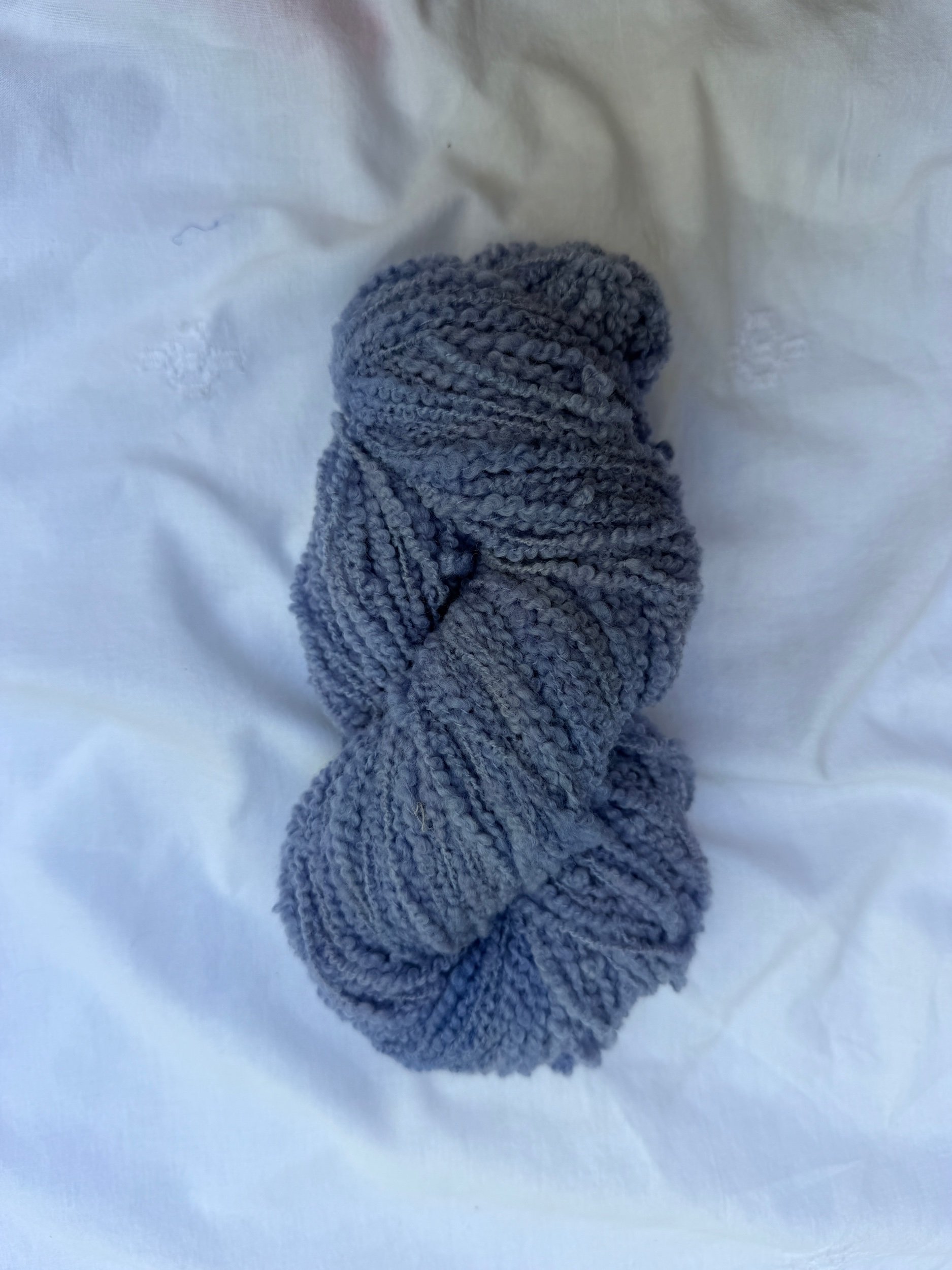 lilac boucle
