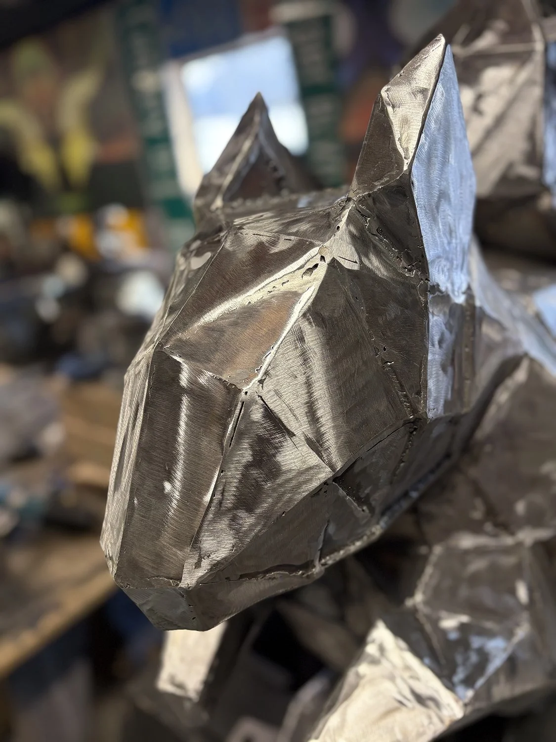 Sindri the Squirrel with grinded seams 