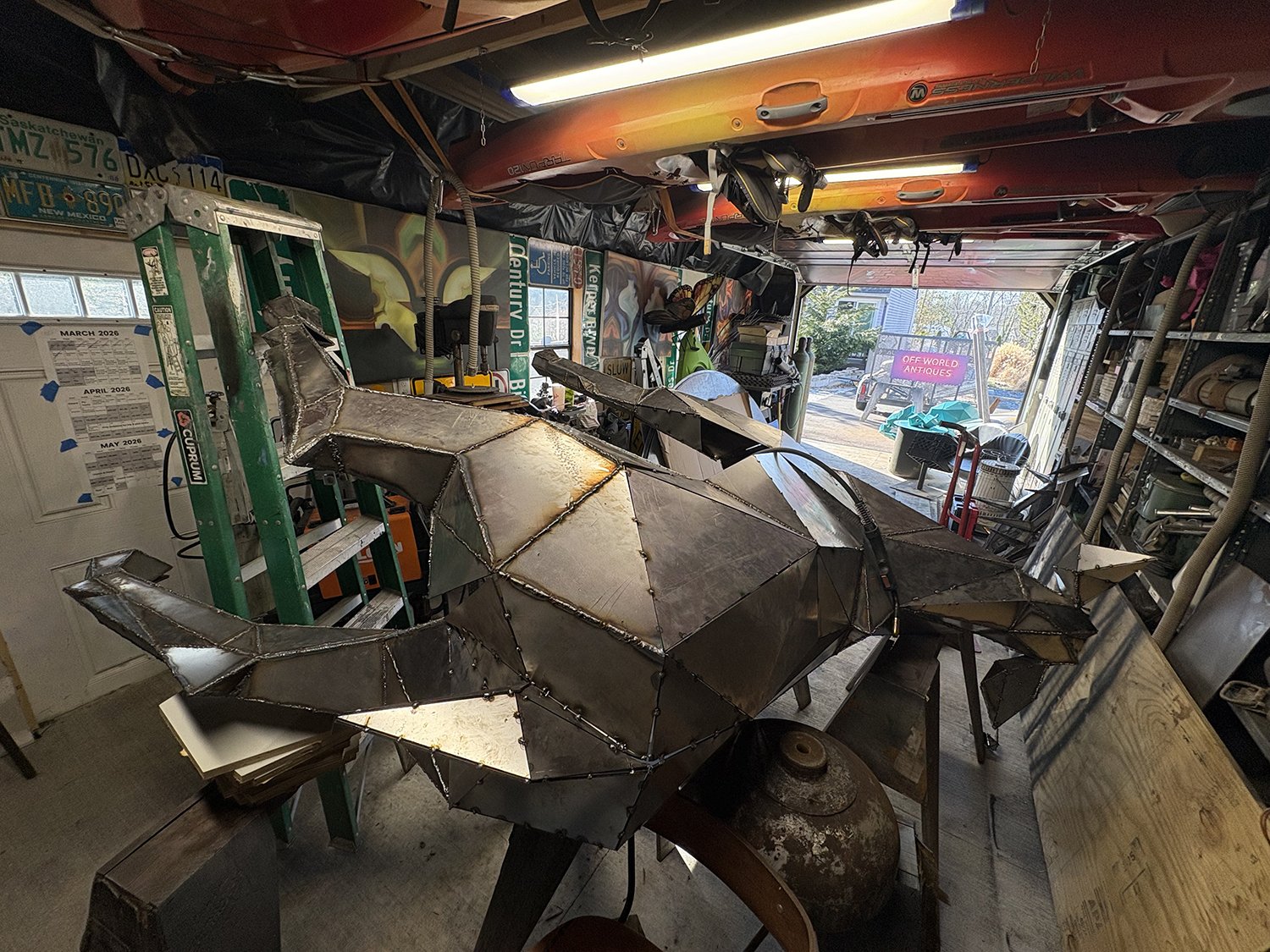 Percy the Buck in progress