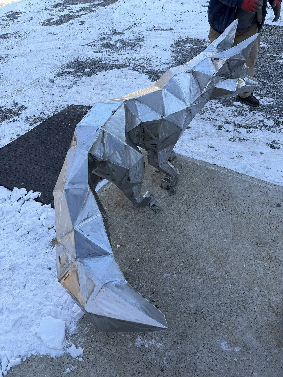 Freya the Fox Sandblasted