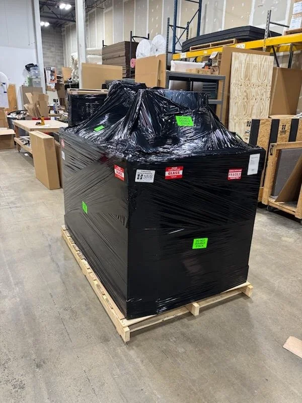 Freya the Fox getting ready for shipment