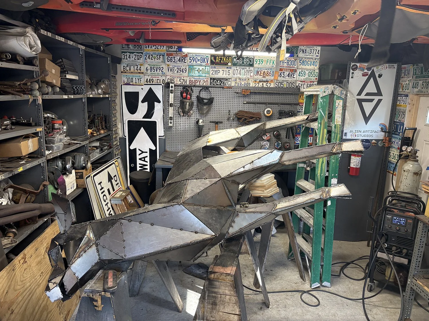 Percy the Buck in progress