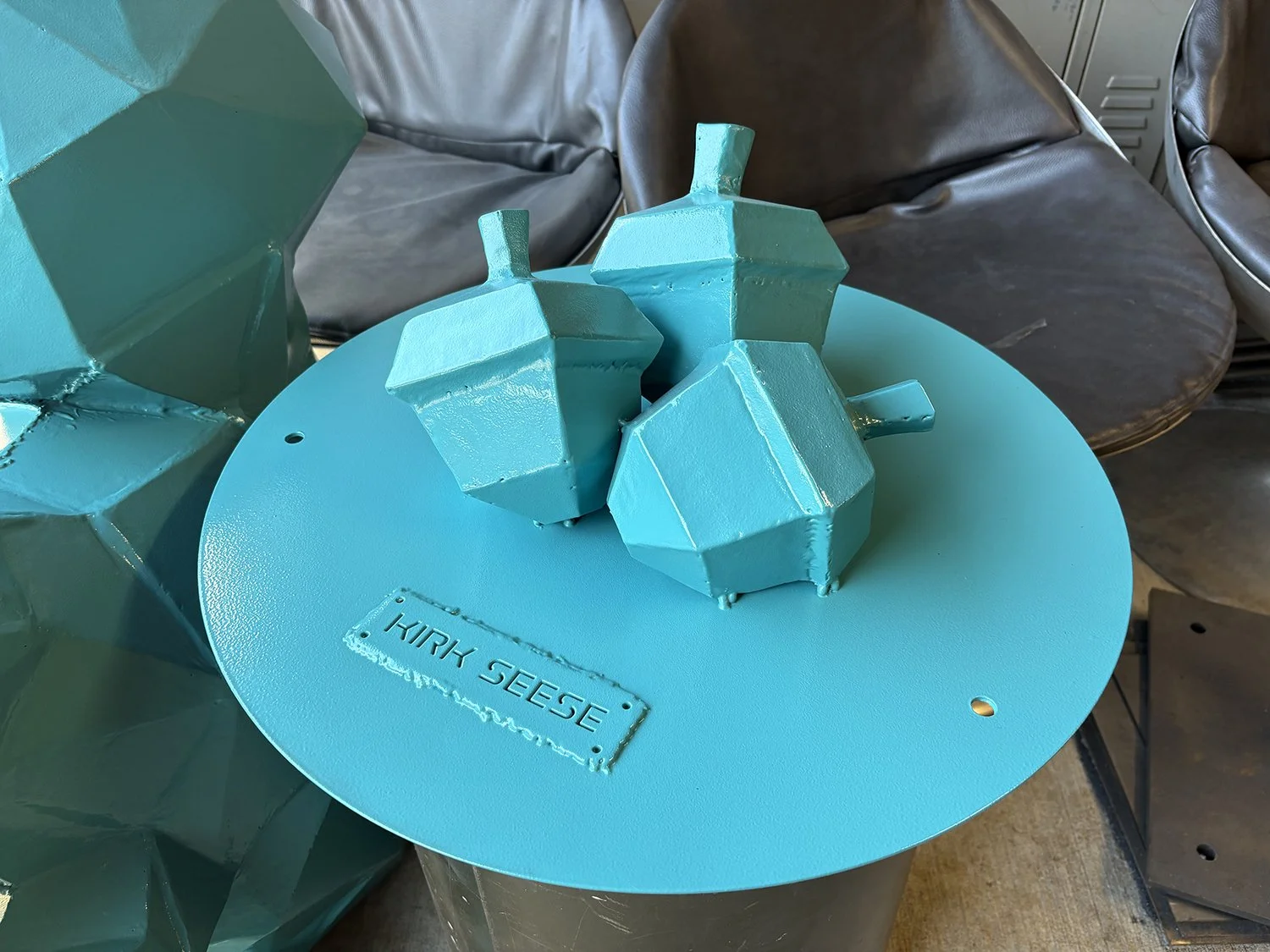 Sindri the Squirrel powder coated