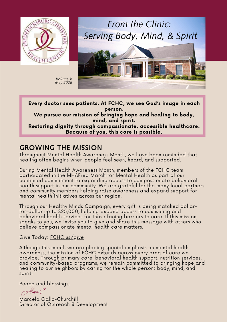 May 2026 Newsletter