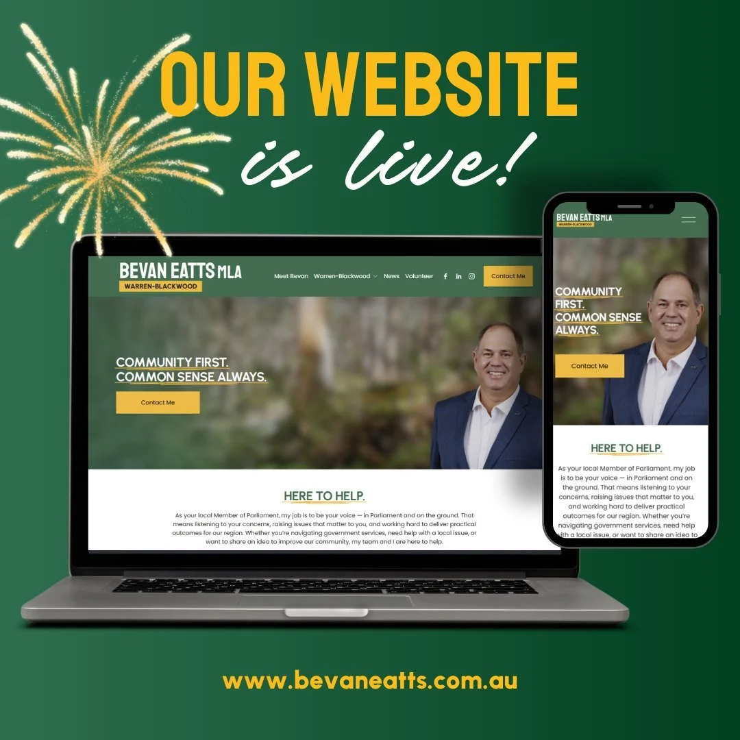 📣 We&rsquo;ve launched!

Bevan&rsquo;s new website is live &mdash;
🧭 Find out what he&rsquo;s working on
📬 Sign up for updates
🤝 Stay connected

We&rsquo;ll be building it up over time with more news, more info, and more ways to have your say.
Li