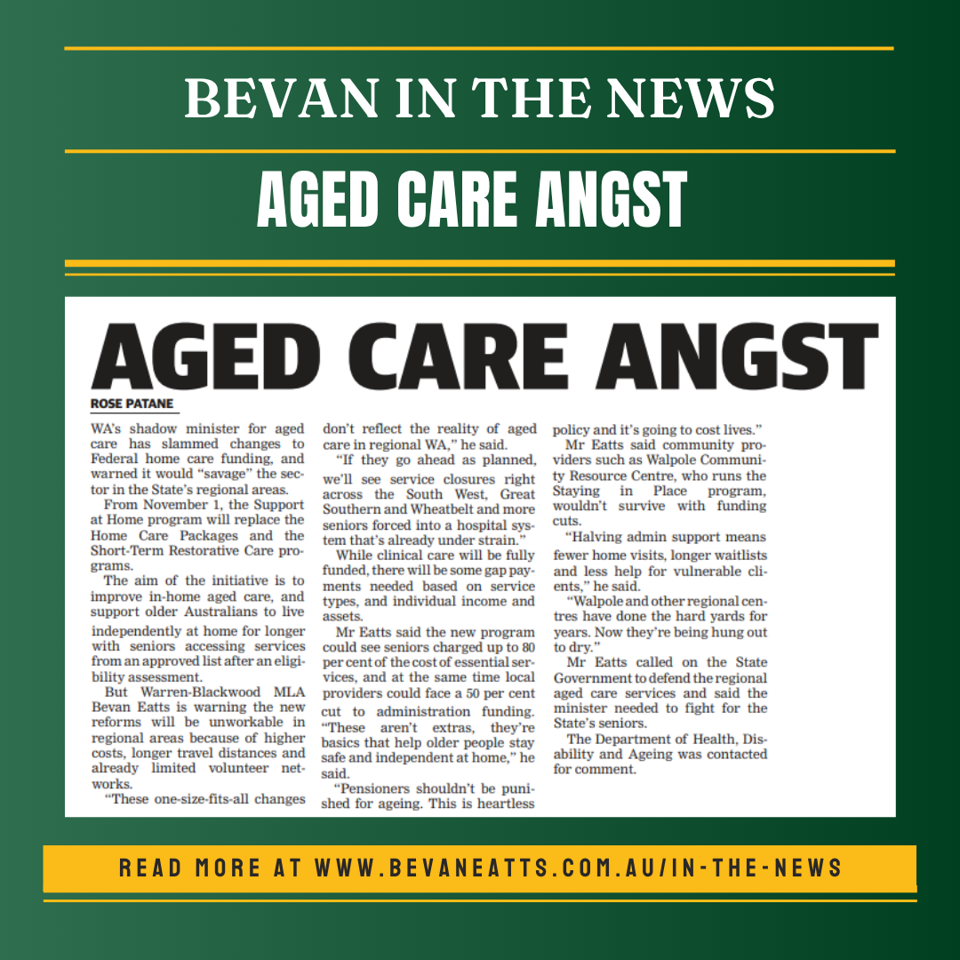 Aged Care Angst