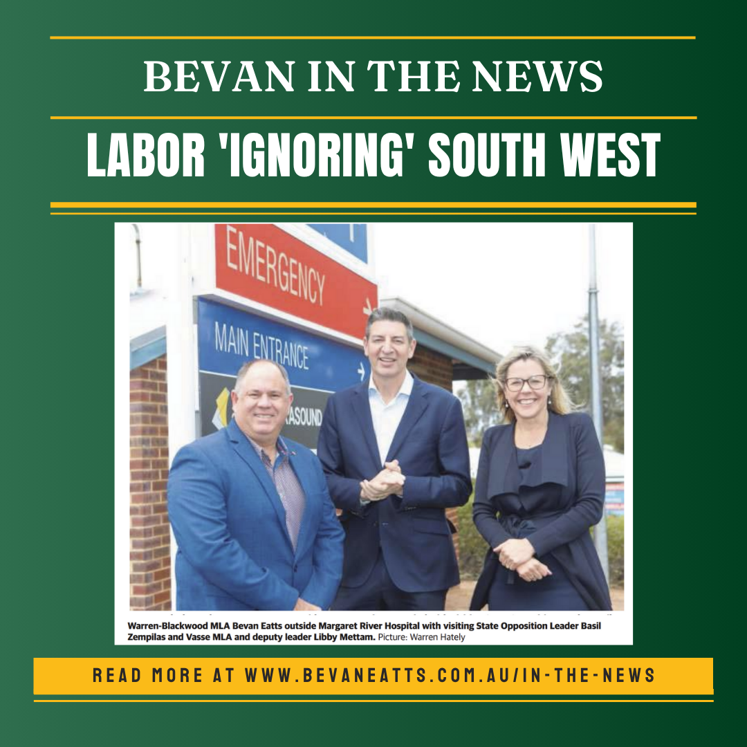 Labor 'ignoring' South West
