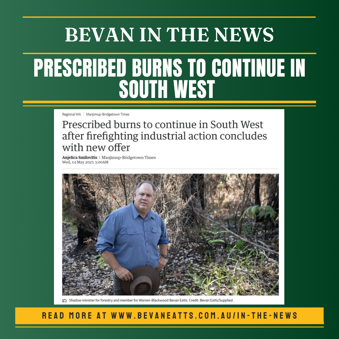 In the News: Prescribed burns to continue in South West after firefighting industrial action concludes with new offer