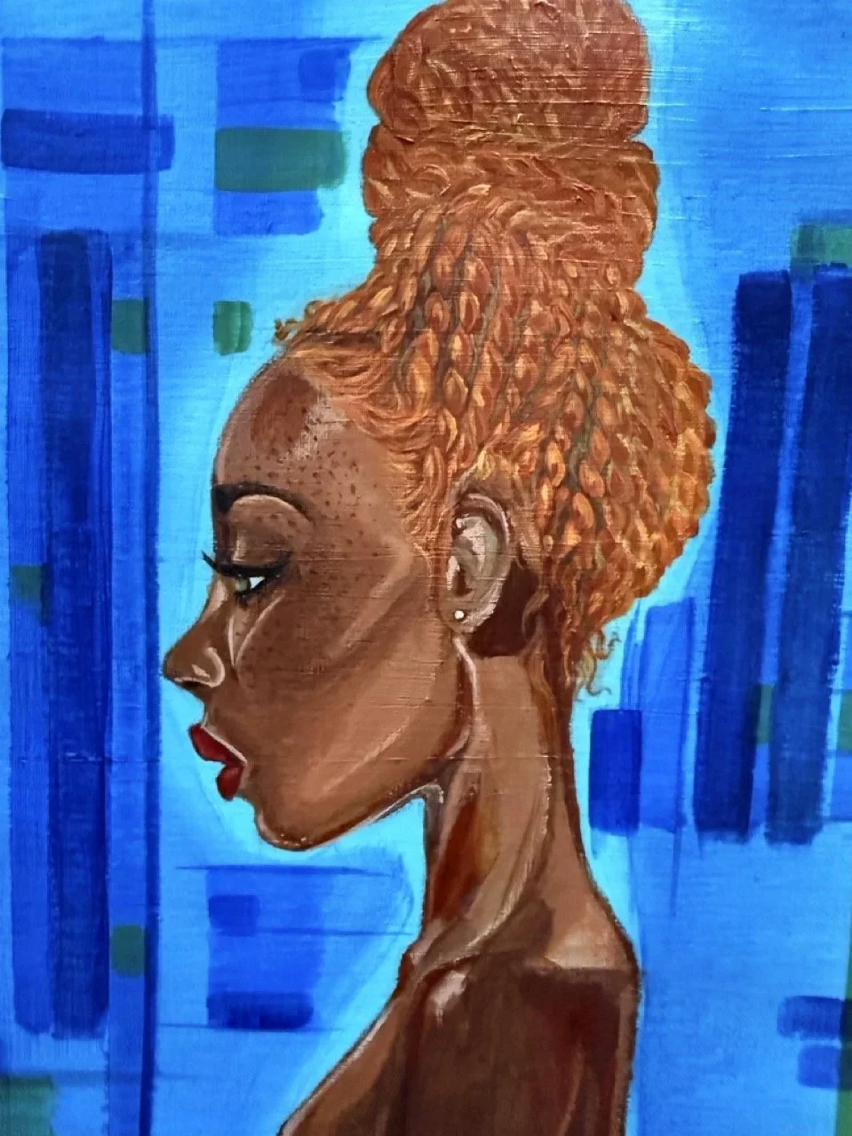 TIONA
The Watcher — The Strategist

Personality:
Regal · Observant · Emotionally precise · Self-contained

Role:
Head of Strategy & Presence

Backstory:
She wears blazers and clean statement pieces because she understands first impressions are data. 