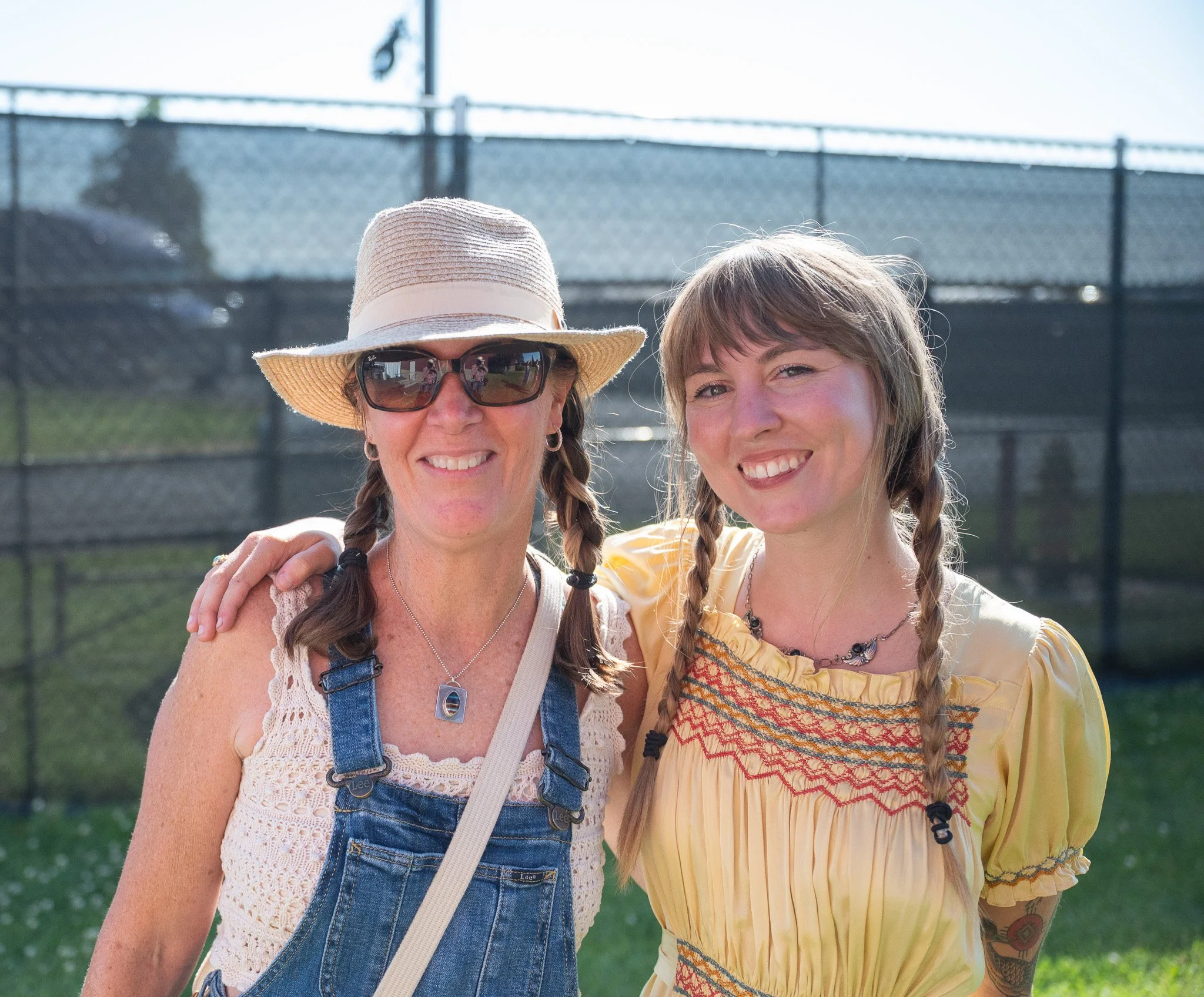 Justine (left) with Paige of Two Runner