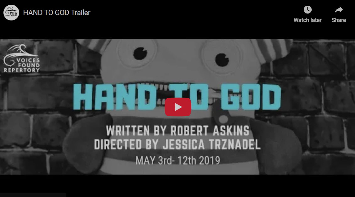 HAND TO GOD Trailer (Voices Found Repertory)