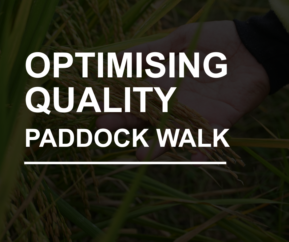 Farm Walks - Optimising Quality 
