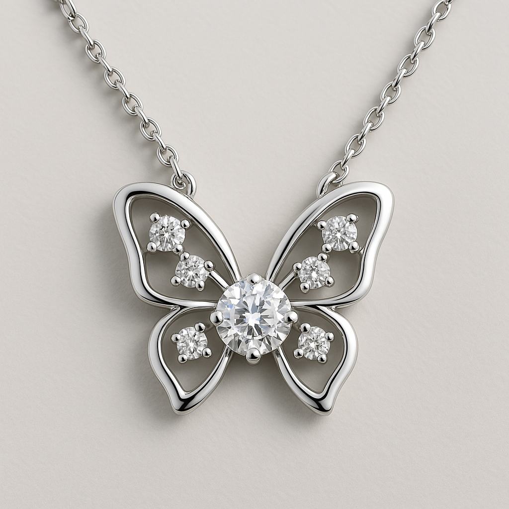 Éternité Diamonds Pendant - Wings of Light .png
