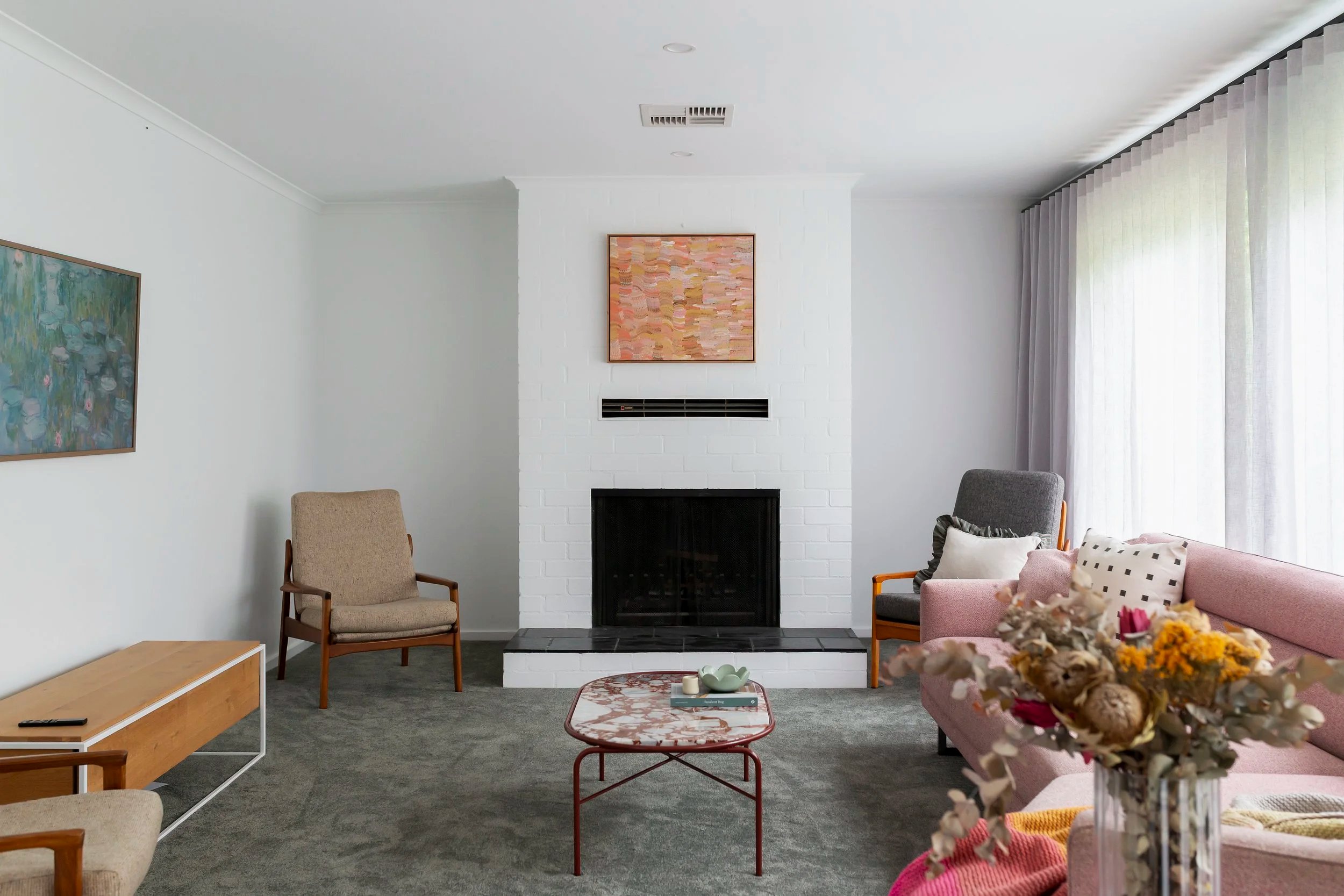 Living room renovation built by Jaymax Construction Canberra