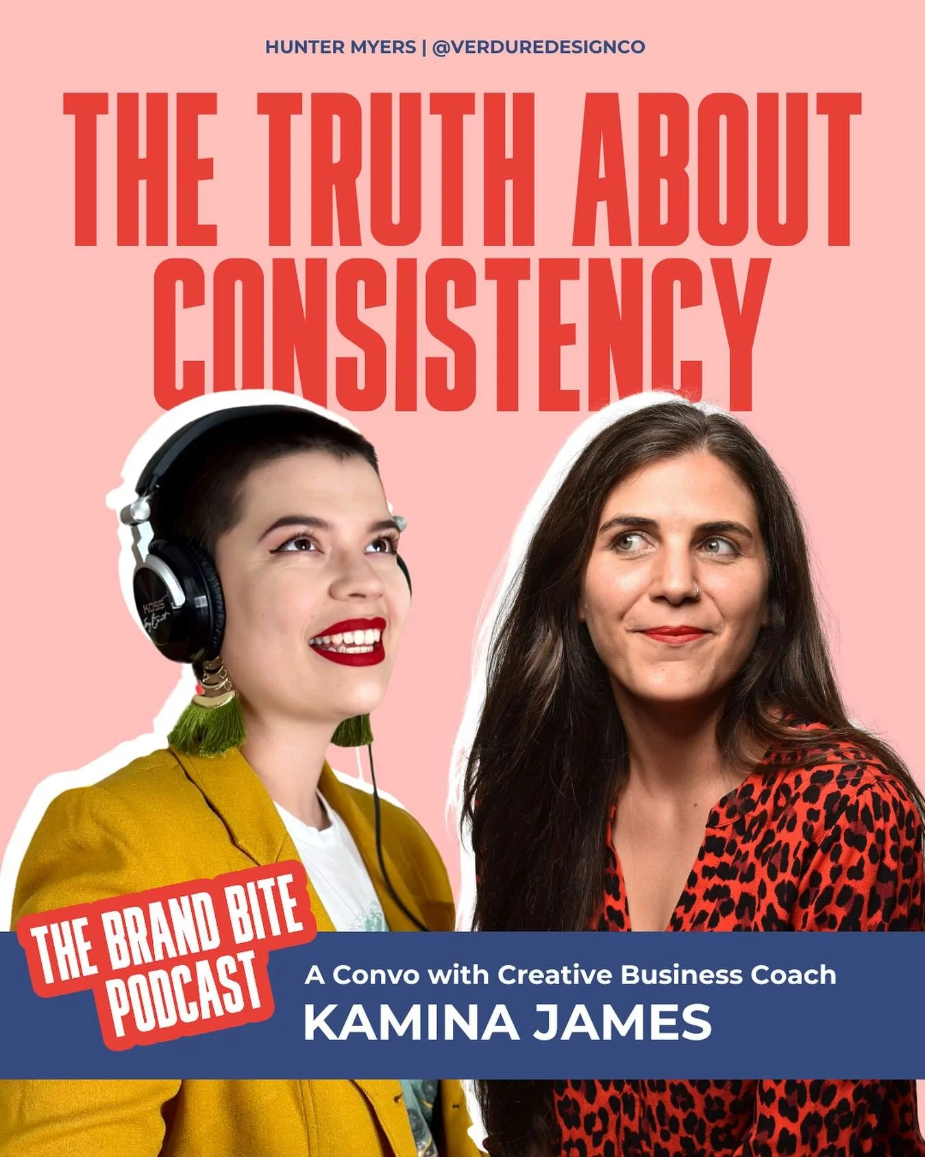 I had a crazy good conversation with Hunter from @verduredesignco about &lsquo;consistency&rsquo; in business and the lie that we have to show up on social media every day. 

We talked about giving our clients a consistent EXPERIENCE of our presence 