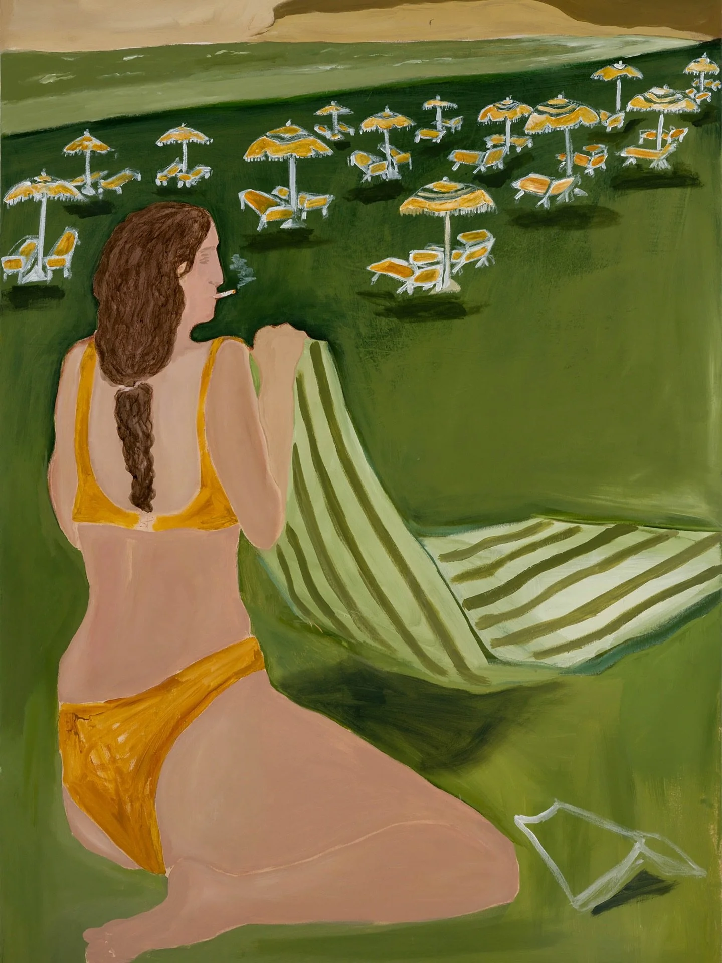 As the days grow colder, we&rsquo;re leaning into the memory of sun-drenched afternoons. Solitude by Anouk Aumont is now available to collect through the link in our bio. 💚