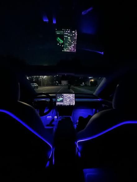 Model Y Ambient Lights Install