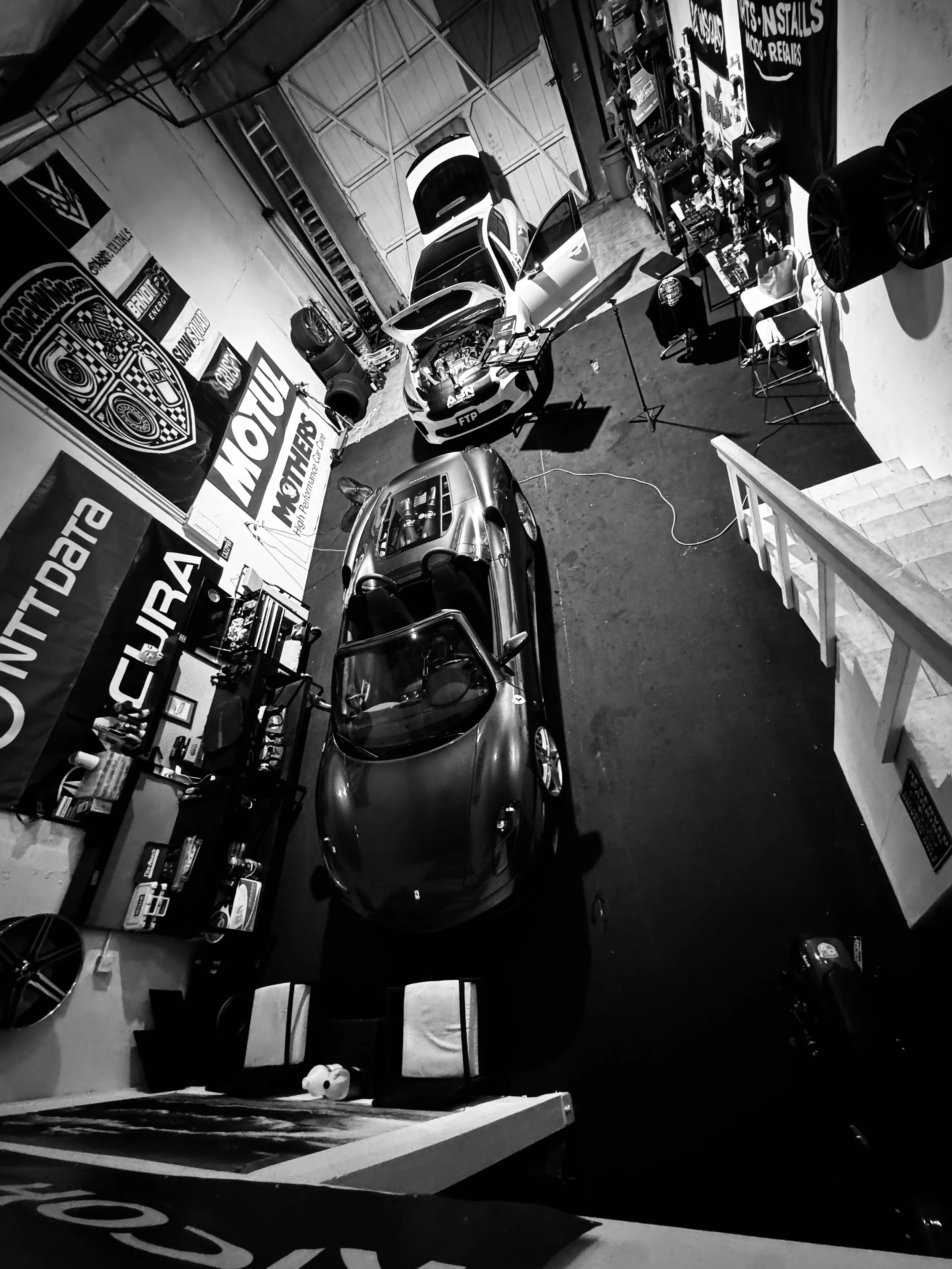 F430 and stinger in shop.jpeg
