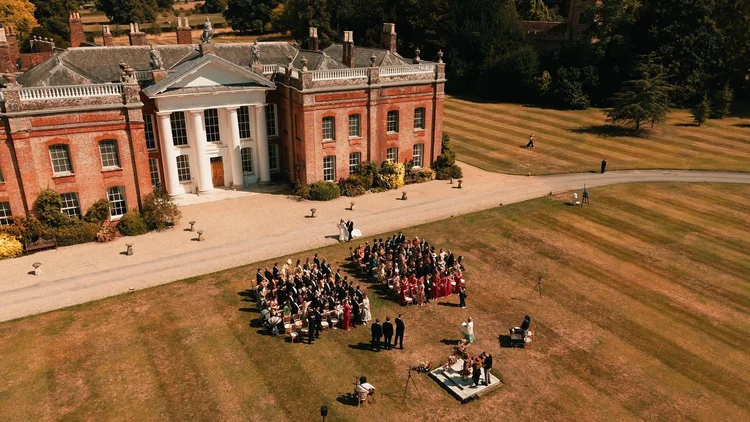 Avington Park from above