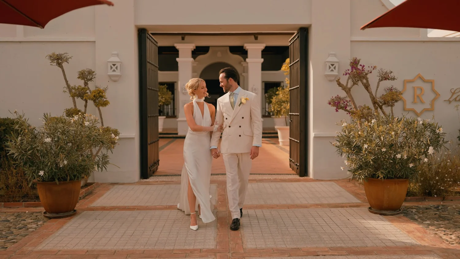destination wedding videographer at la reserva sotogrande in spain