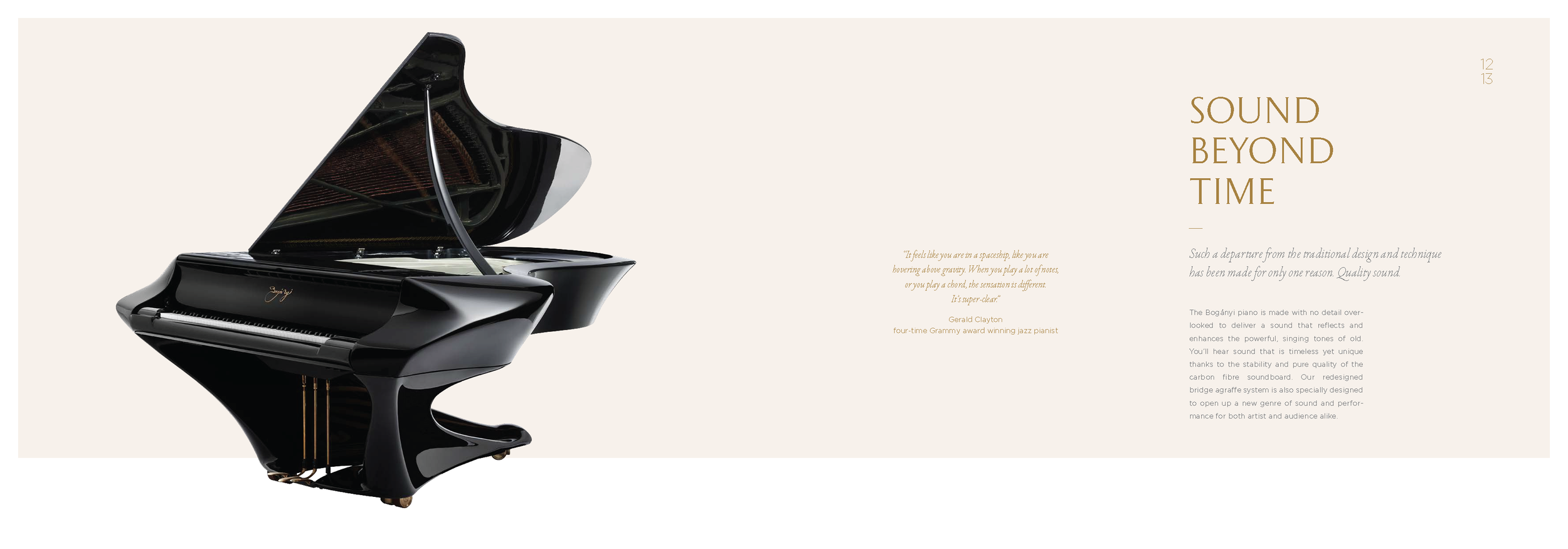 Bogányi piano brochure