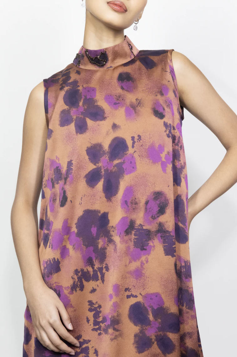 Denisse Dress- Dioxazine Purple