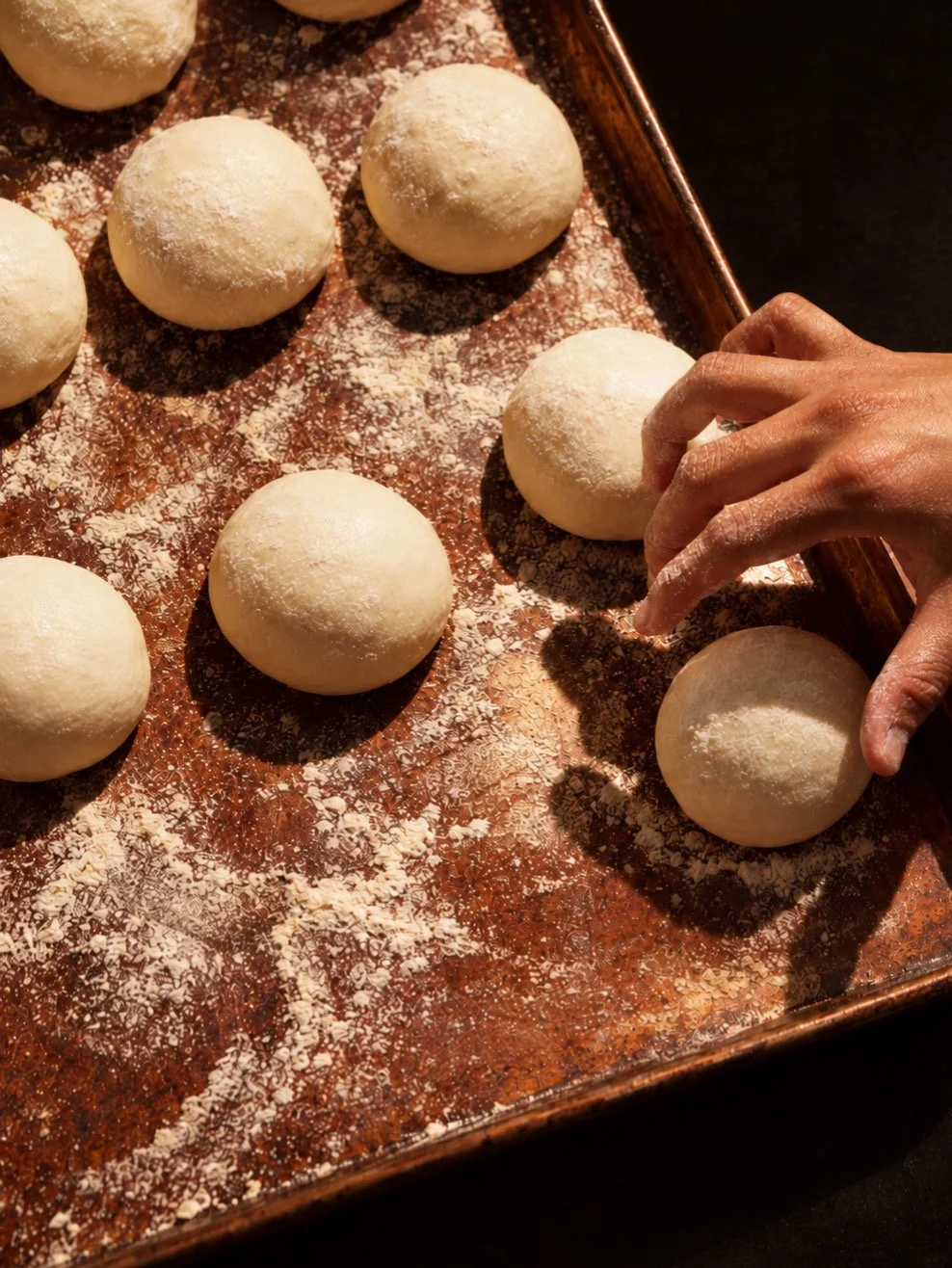 House made dough for kulcha