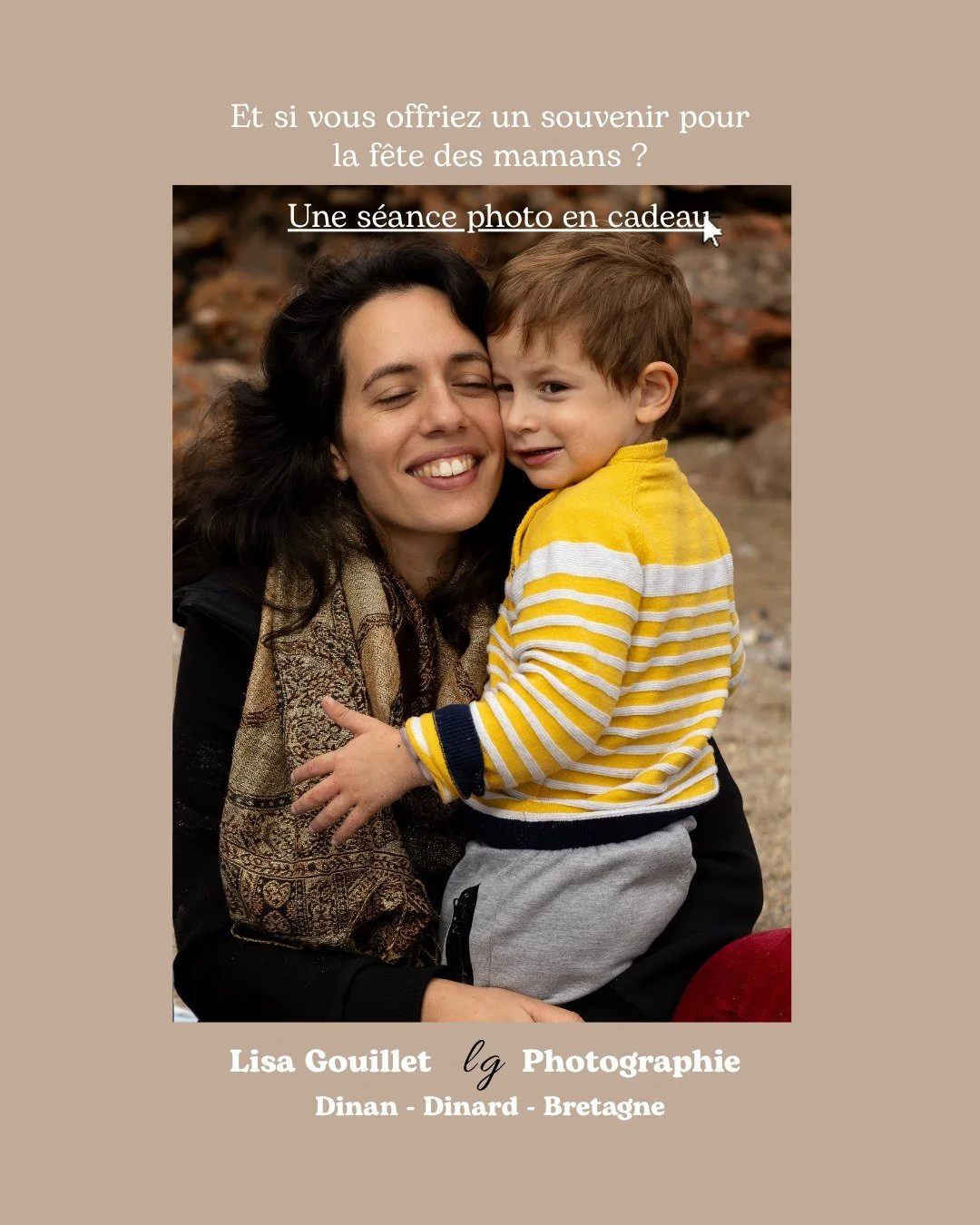 Bon cadeau s&eacute;ance photo 🎁

Et si cette ann&eacute;e, vous offriez bien plus qu&rsquo;un objet ?
Un moment. Une pr&eacute;sence. Des souvenirs en lumi&egrave;re naturelle.

📷 Un shooting, c&rsquo;est bien plus que des photos.
C&rsquo;est un m