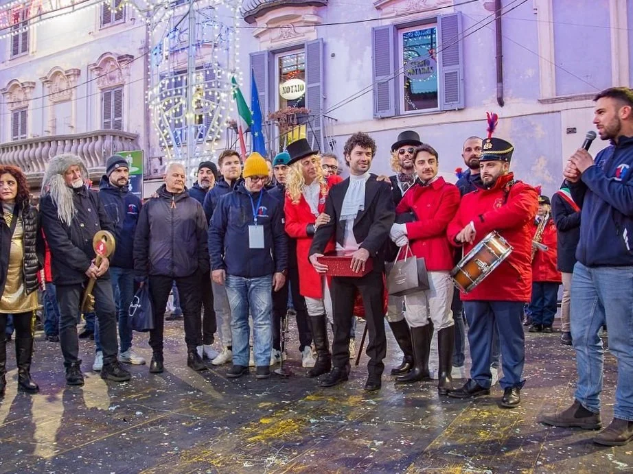 Il gruppo della ProLoco di Ronciglione in occasione del carnevale di ronciglione