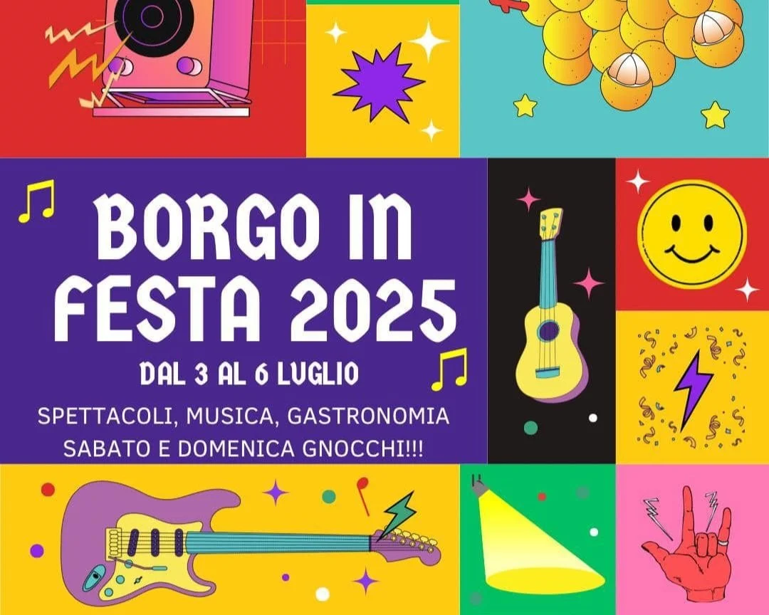 Borgo in Festa 2025 a Ronciglione – Spettacoli, Musica e Gnocchi dal 3 al 6 Luglio