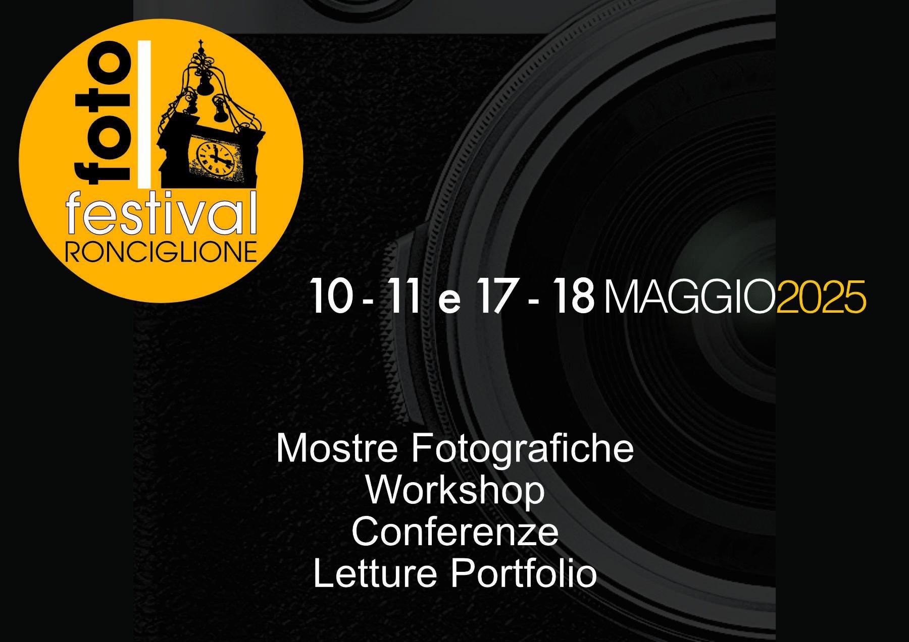 Ronciglione Foto Festival 2025 – Mostre e Workshop il 10-11 e 17-18 Maggio