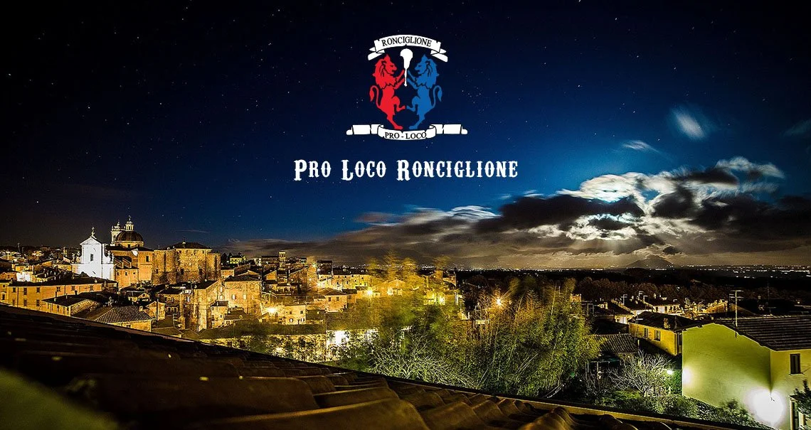 Veduta notturna del Borgo con celo sereno.