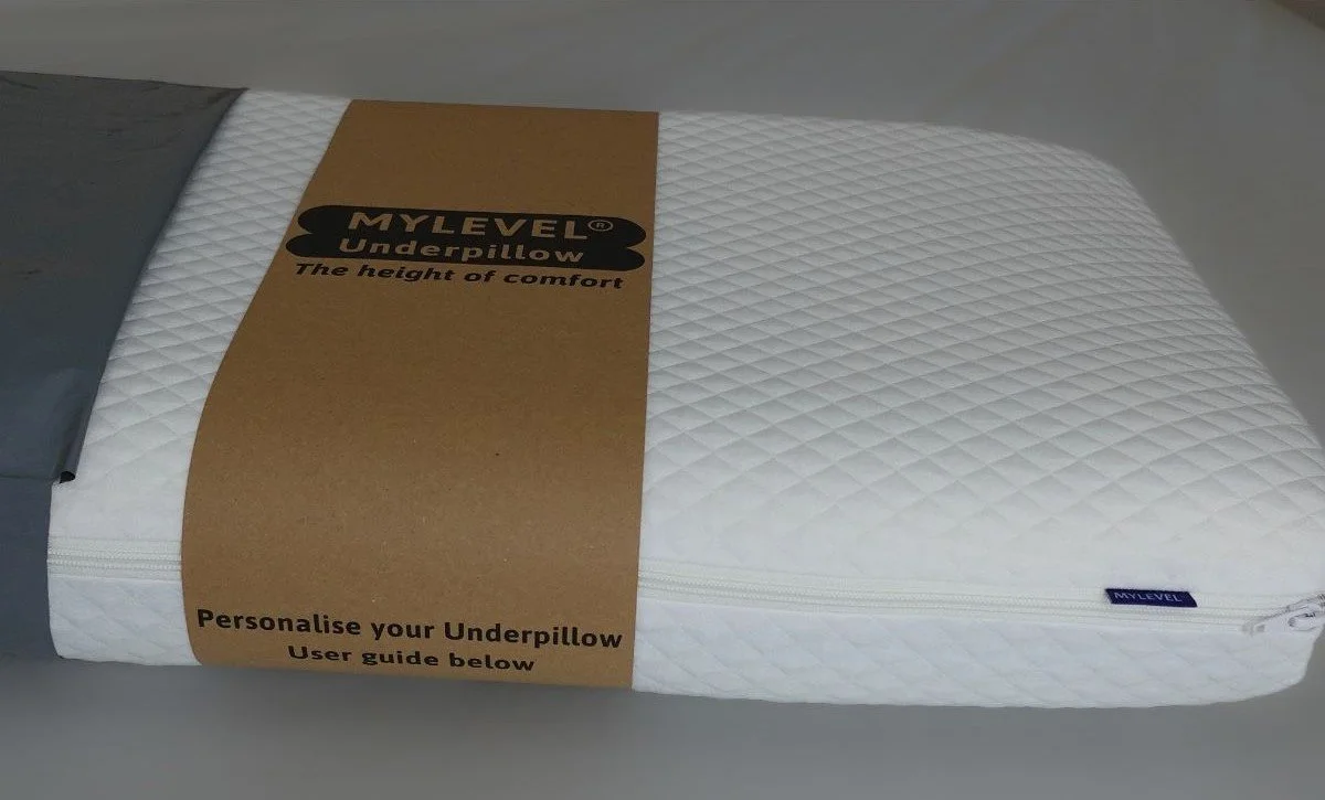 Pillow with minimal packaging, designed that way for sustainability purposes