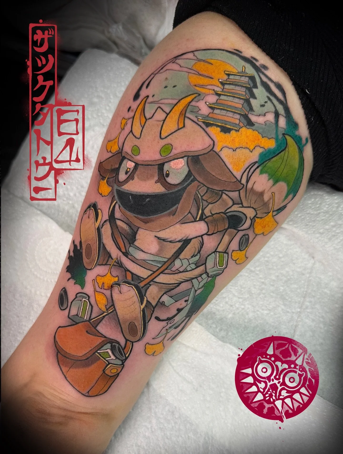🎨 Smeargle 🎨
Super fun piece from a few weeks ago, thanks again Jem! Done @savepoint_tattoo 💥 
.
.
.
.
#tattoo #tattoos #ink #traditional #irezumi #neotrad #traditionaltattoo #anime #animetattoo #cartoontattoo #kawaii #gamerink #animemasterink #ar