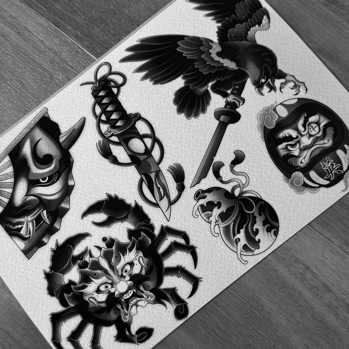 First of two available flash sheets available for flash day on Saturday the 19th of July at @savepoint_tattoo 

Doors open at 10am, there will be giveaways and plenty of amazing designs to choose from!